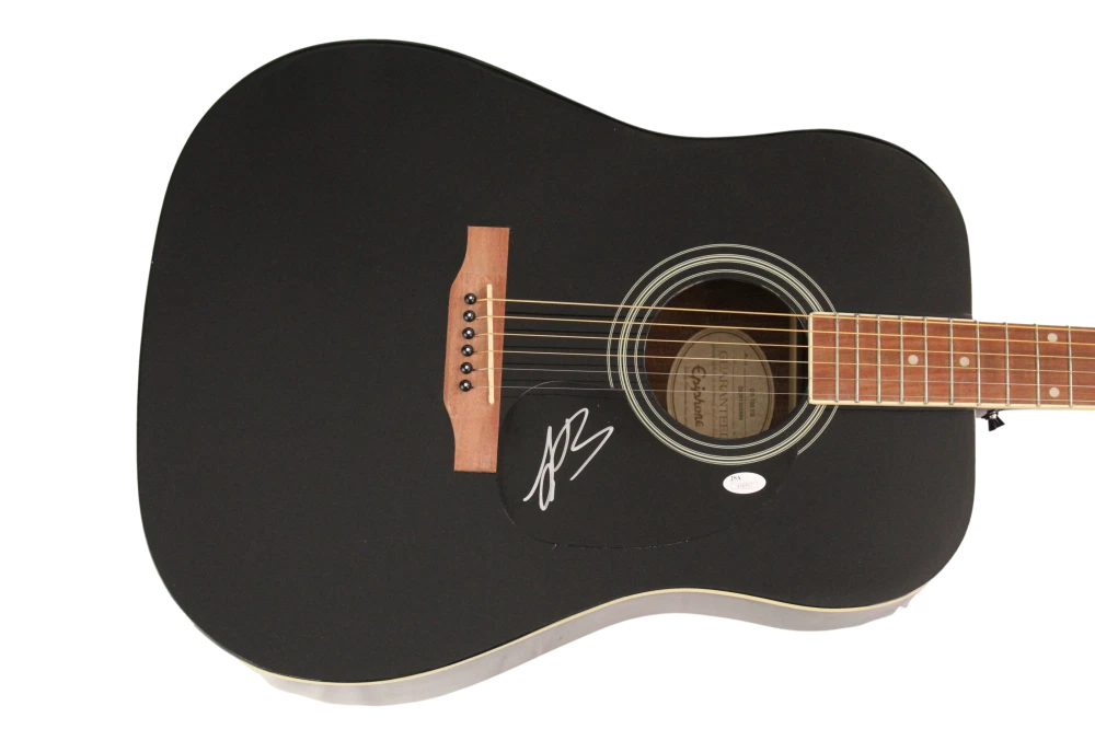 LEON BRIDGES SIGNED AUTOGRAPH GIBSON EPIPHONE ACOUSTIC GUITAR - COMING HOME JSA