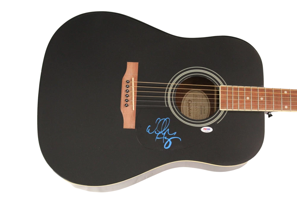 WALKER HAYES SIGNED AUTOGRAPH GIBSON EPIPHONE ACOUSTIC GUITAR COUNTRY STUD PSA