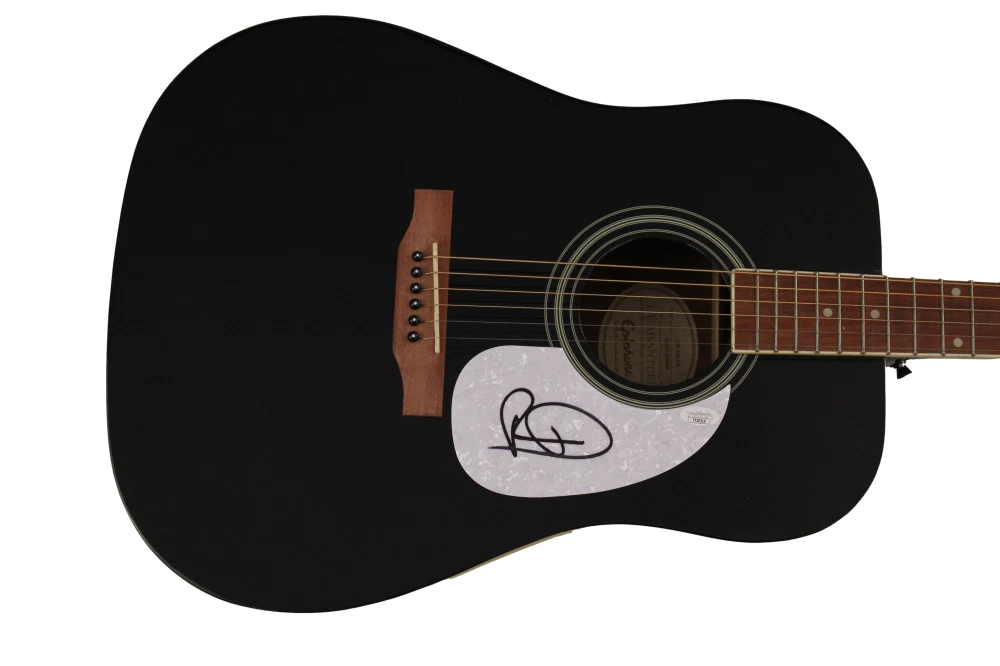 RUSSELL DICKERSON SIGNED AUTOGRAPH GIBSON EPIPHONE ACOUSTIC GUITAR w/ JSA COA