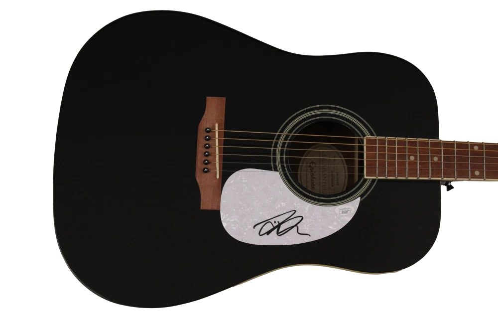 DEVIN DAWSON SIGNED AUTOGRAPH GIBSON EPIPHONE ACOUSTIC GUITAR - DARK HORSE JSA