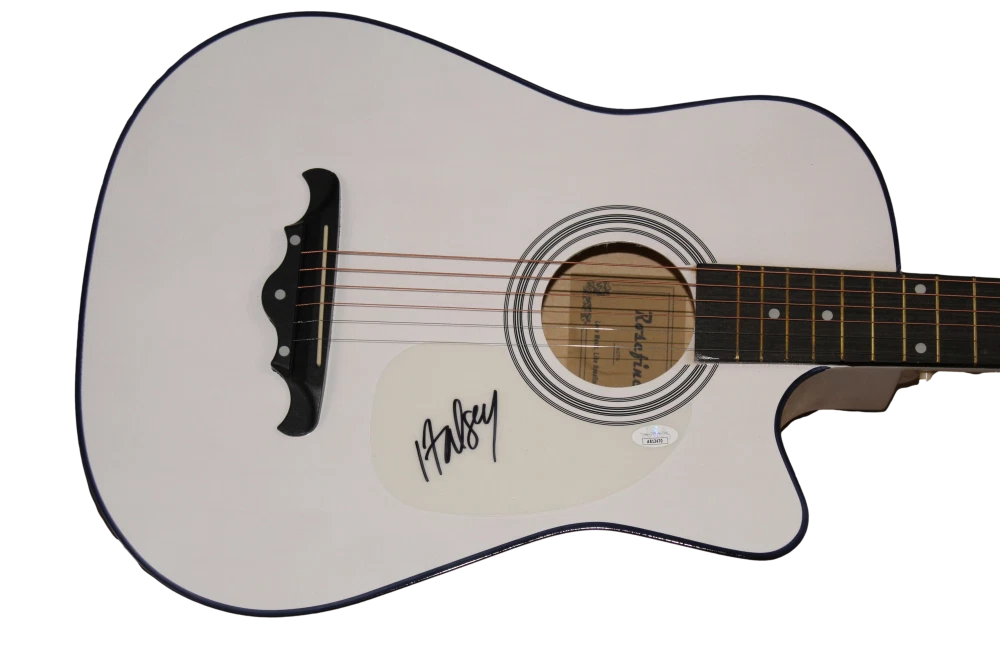 HALSEY SIGNED AUTOGRAPH FULL SIZE ACOUSTIC GUITAR - SEXY MANIC SINGER JSA COA