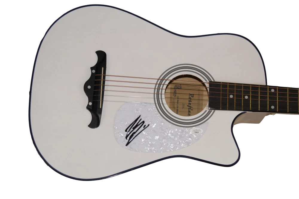 JORDAN DAVIS SIGNED AUTOGRAPH FULL SIZE ACOUSTIC GUITAR - HOME STATE W/ JSA COA