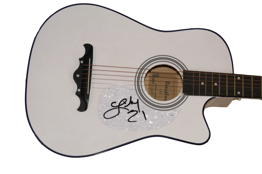 LINDSAY ELL SIGNED AUTOGRAPH FULL SIZE ACOUSTIC GUITAR - THE PROJECT JSA COA