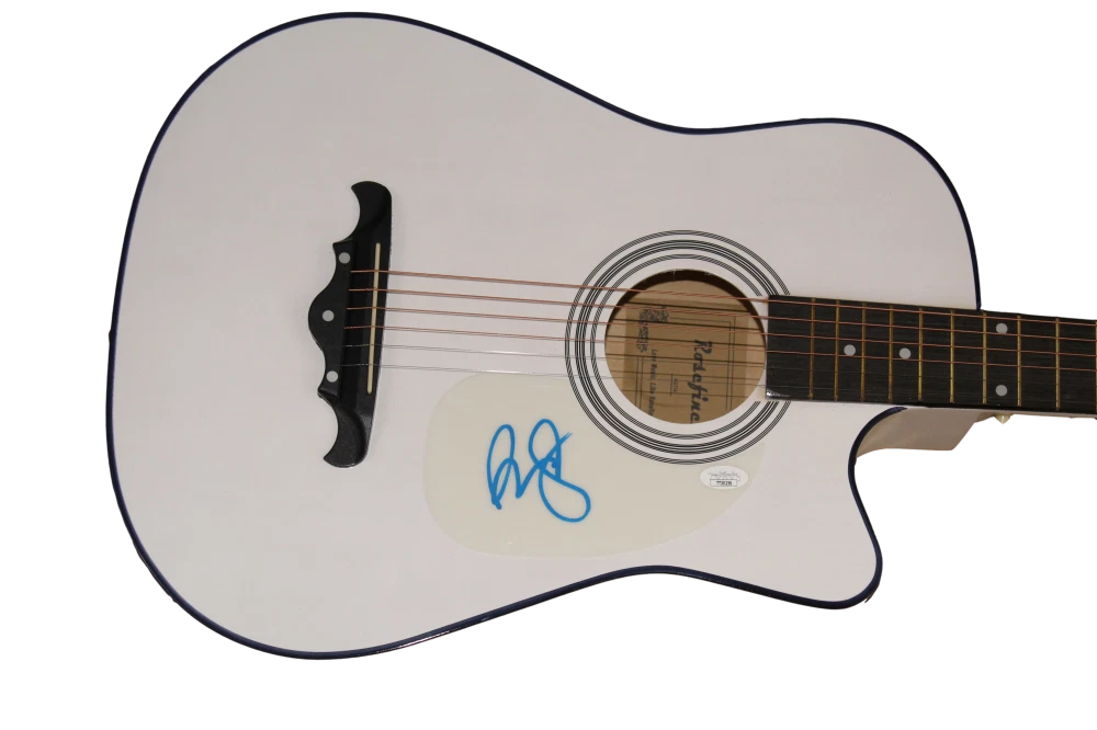 BRAD PAISLEY SIGNED AUTOGRAPH FULL SIZE ACOUSTIC GUITAR - MUD ON TIRES JSA COA