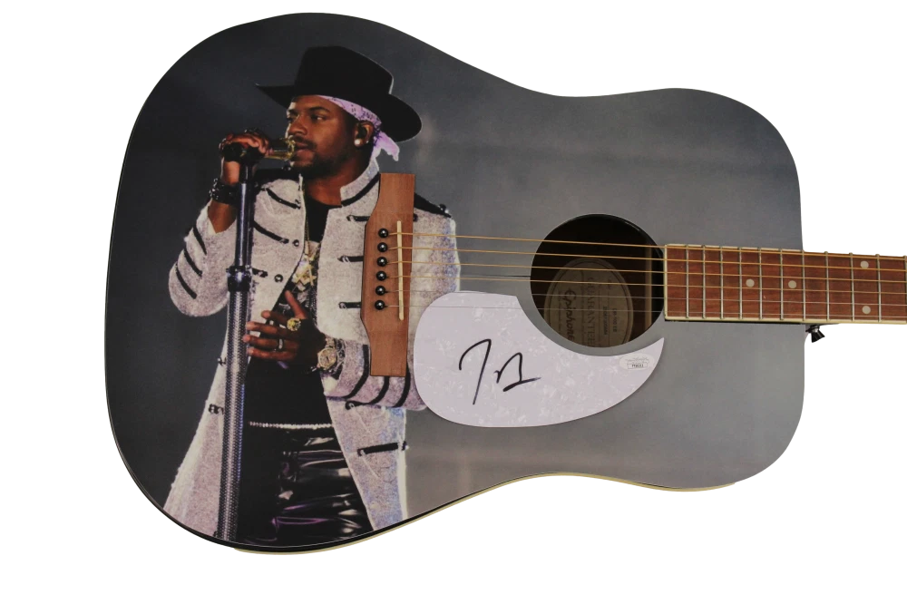 JIMMIE ALLEN SIGNED AUTOGRAPH CUSTOM GIBSON EPIPHONE ACOUSTIC GUITAR 1/1 JSA COA