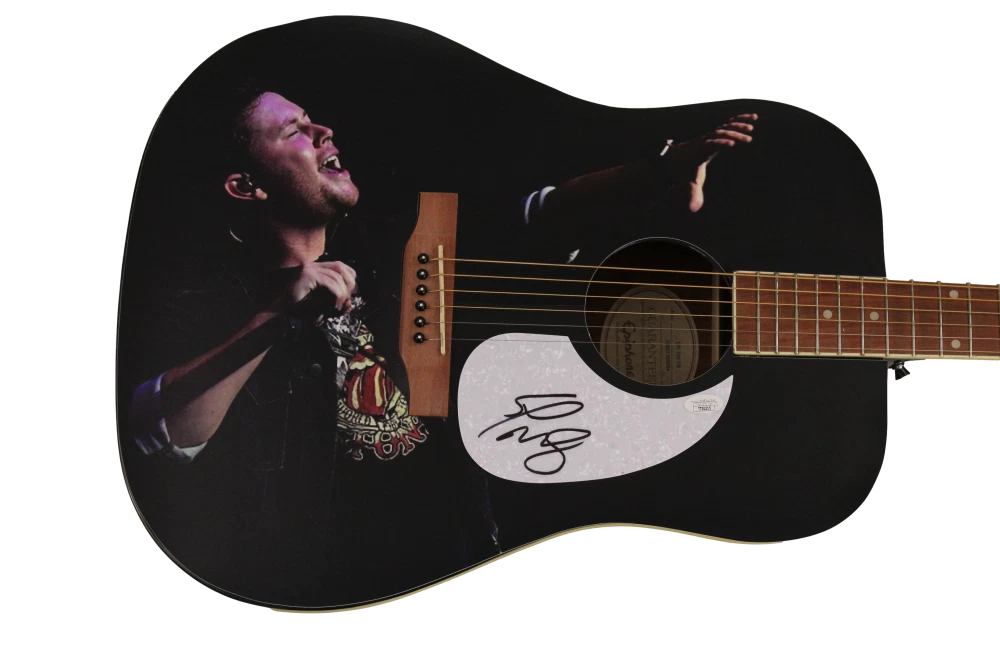 SCOTTY MCCREERY SIGNED AUTOGRAPH CUSTOM GIBSON EPIPHONE ACOUSTIC GUITAR JSA COA
