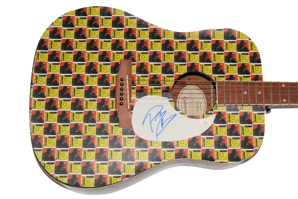 POST MALONE SIGNED AUTOGRAPH CUSTOM GIBSON EPIPHONE ACOUSTIC GUITAR JSA COA