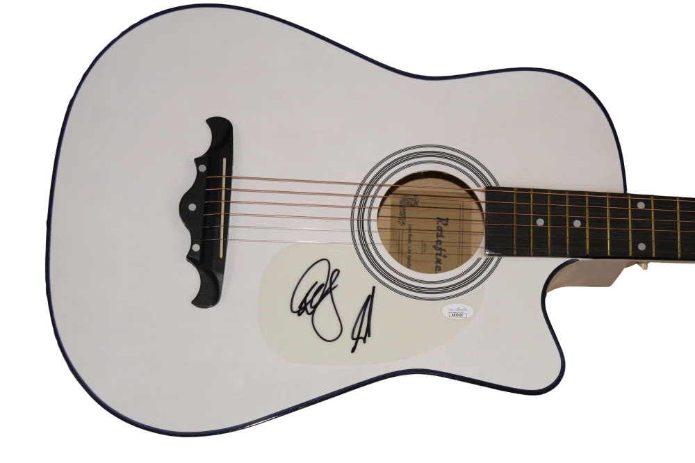 DAN SMYERS & SHAY MOONEY SIGNED AUTOGRAPH ACOUSTIC GUITAR DAN + SHAY JSA COA