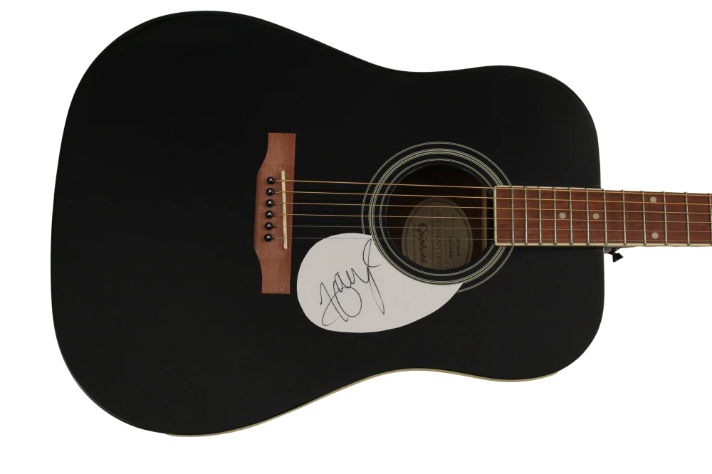 HARRY STYLES SIGNED AUTOGRAPH GIBSON EPIPHONE GUITAR ONE DIRECTION STUD JSA COA