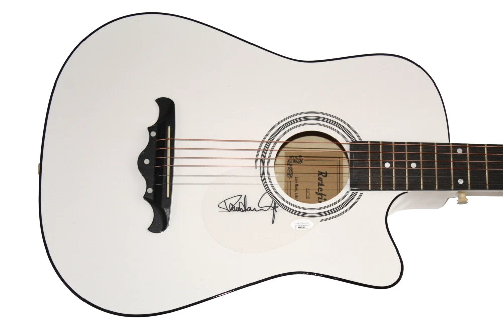 PAUL STANLEY SIGNED AUTOGRAPH FULL SIZE ACOUSTIC GUITAR - KISS THE STARCHILD JSA
