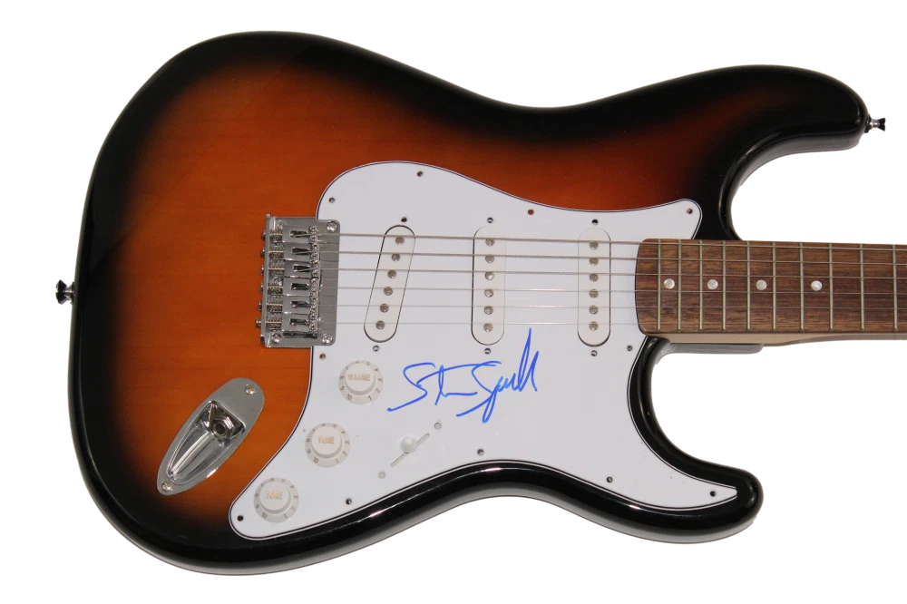 STEVEN SPIELBERG SIGNED AUTOGRAPH FENDER ELECTRIC GUITAR - ET JURASSIC PARK JSA