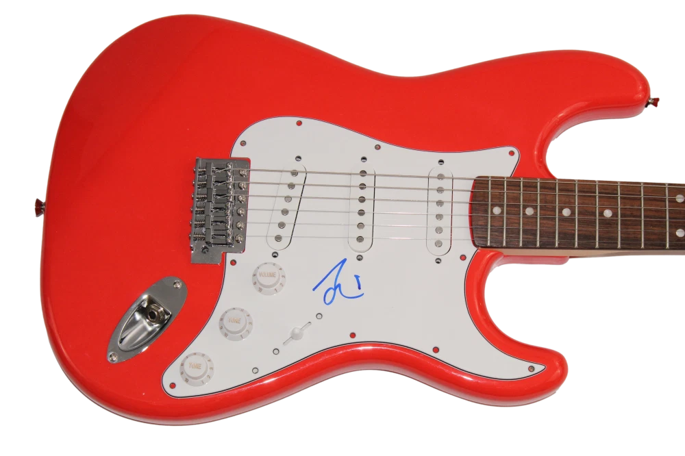 TAYLOR HAWKINS SIGNED AUTOGRAPH FENDER ELECTRIC GUITAR FOO FIGHTERS W/ JSA COA