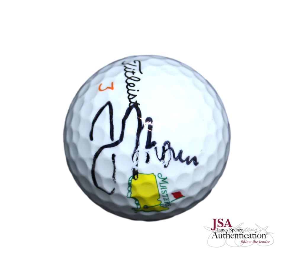 JUSTIN THOMAS SIGNED AUTOGRAPH AUGUSTA MASTERS LOGO GOLF BALL VERY RARE! JSA COA