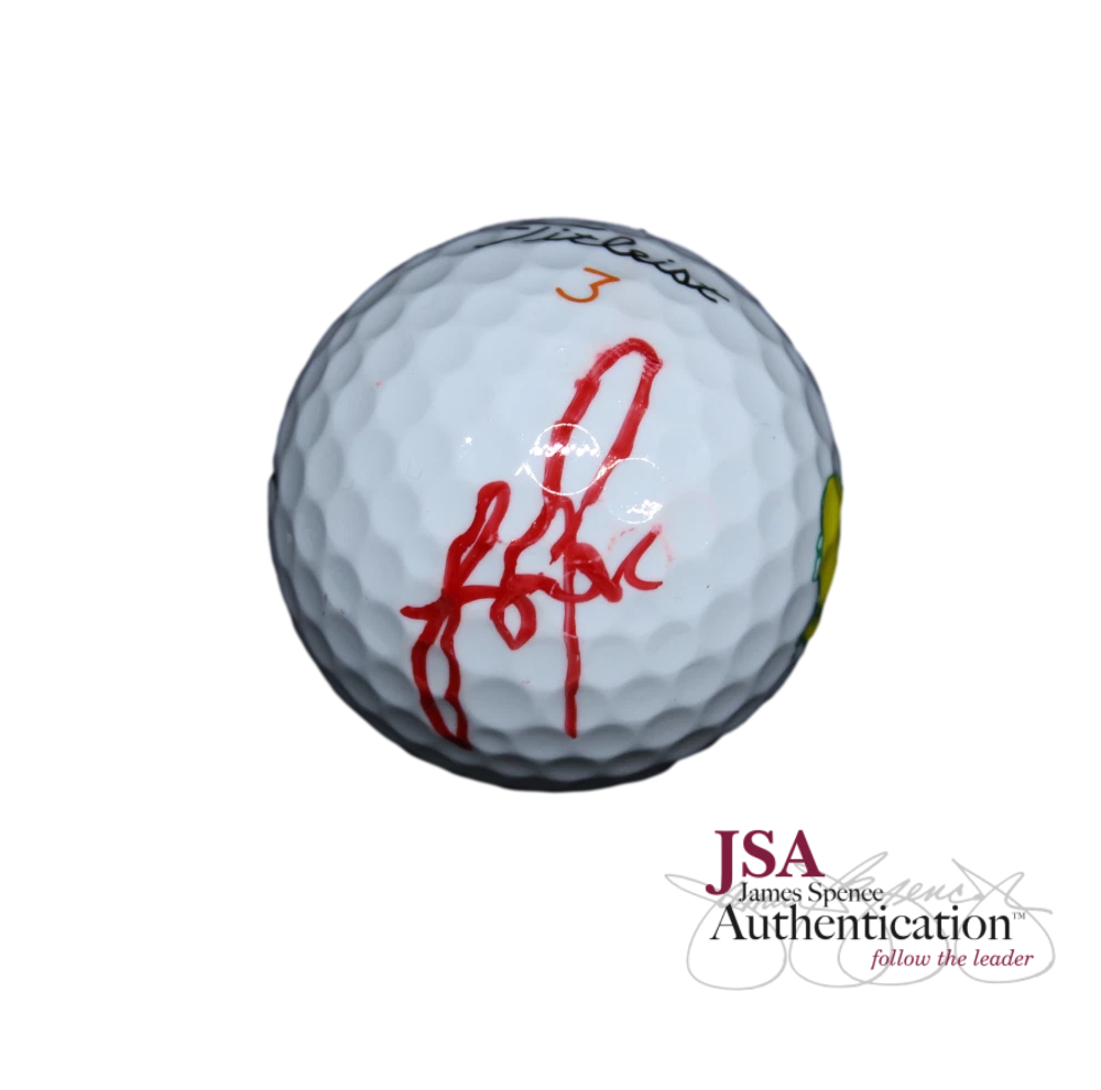 JUSTIN ROSE SIGNED AUTOGRAPH AUGUSTA MASTERS LOGO GOLF BALL - VERY RARE! JSA COA