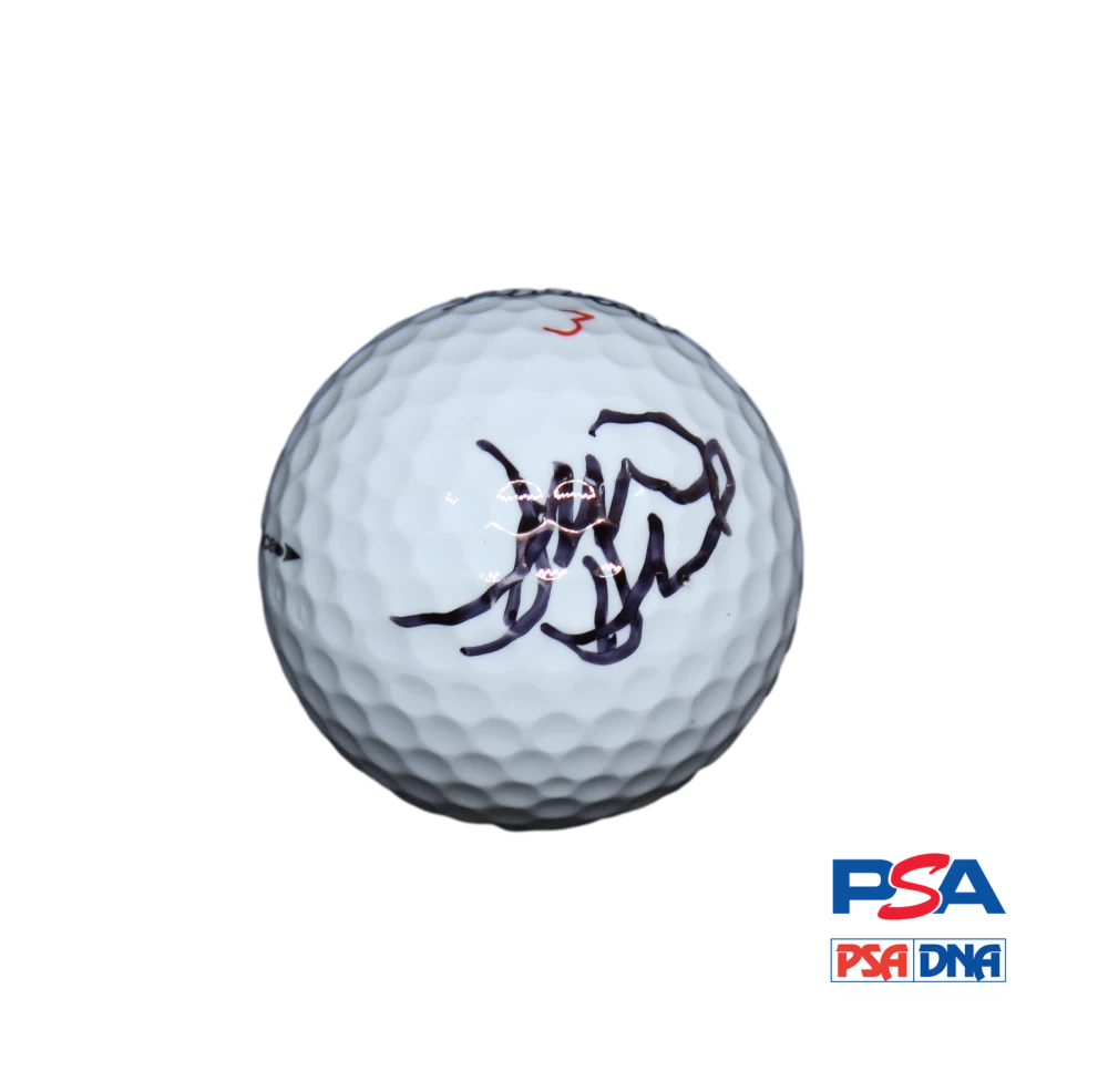 DAVID DUVAL SIGNED AUTOGRAPH GOLF BALL - 2001 BRITISH OPEN CHAMPION - PSA COA