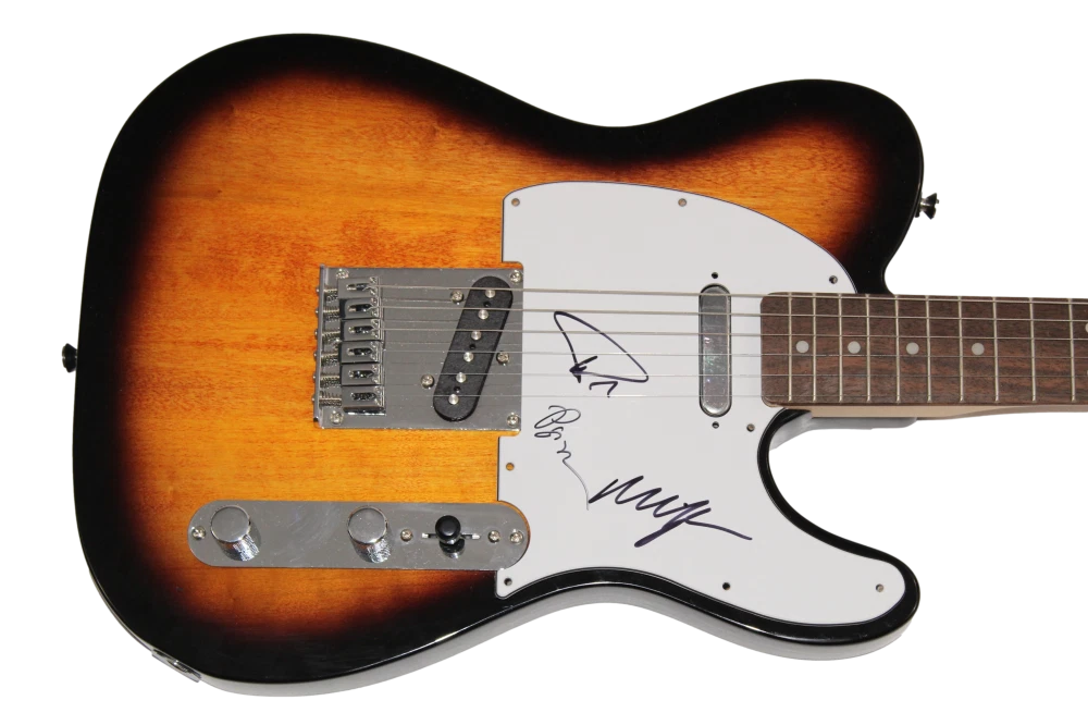 TREY ANASTASIO MIKE GORDON & PAGE SIGNED AUTOGRAPH FENDER GUITAR - PHISH JSA COA