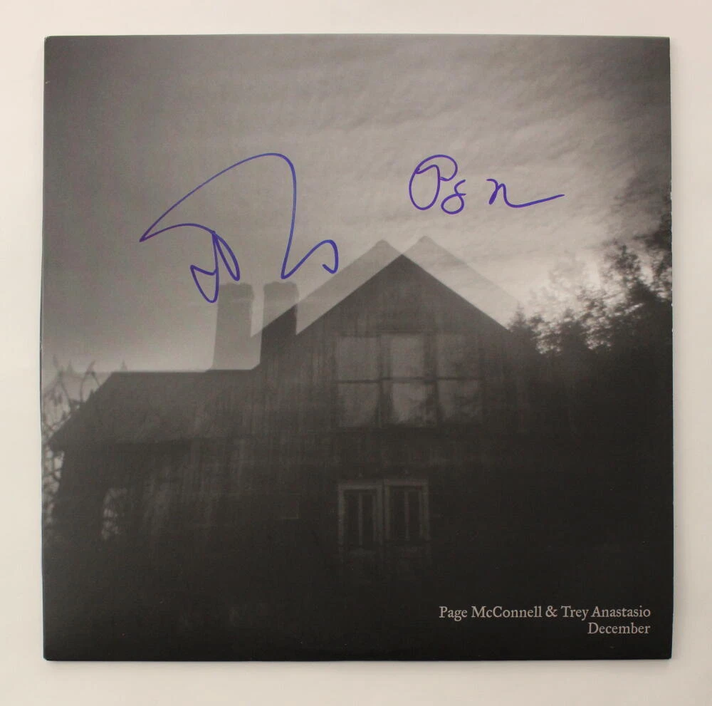 TREY ANASTASIO & PAGE MCCONNELL SIGNED AUTOGRAPH VINYL RECORD - DECEMBER JSA COA