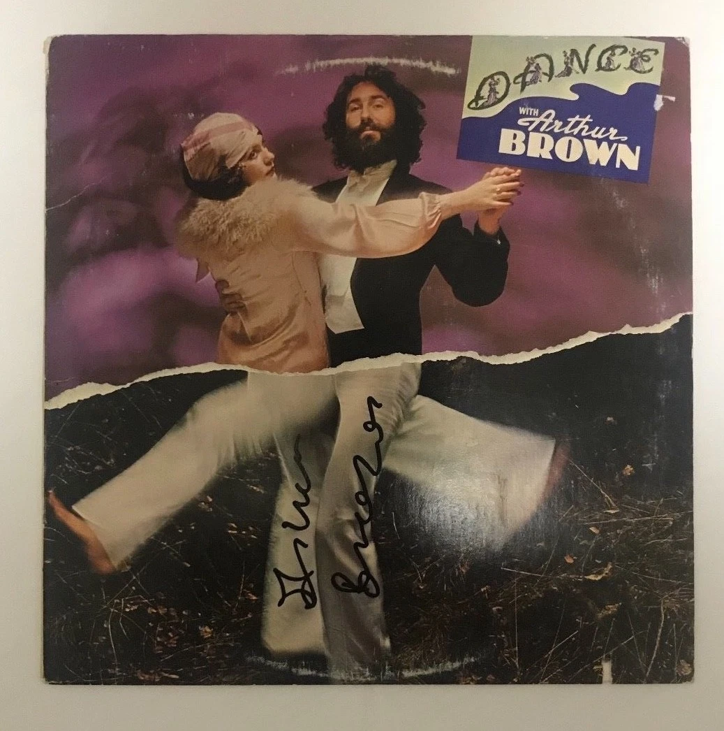 * ARTHUR BROWN * signed autographed vinyl album * DANCE * PROOF * 2