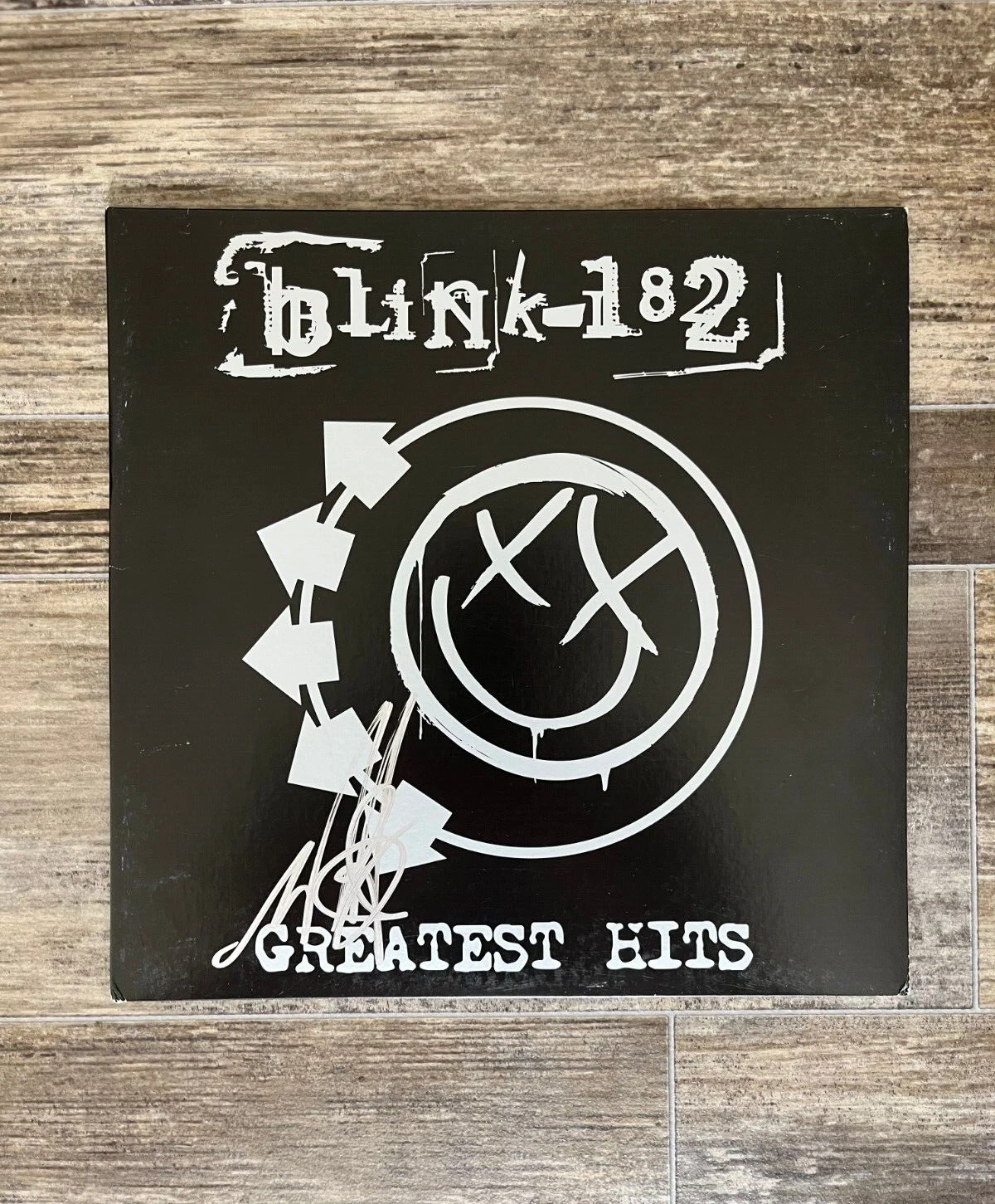 * MARK HOPPUS * signed album * GREATEST HITS * BLINK-182 * PROOF * 1