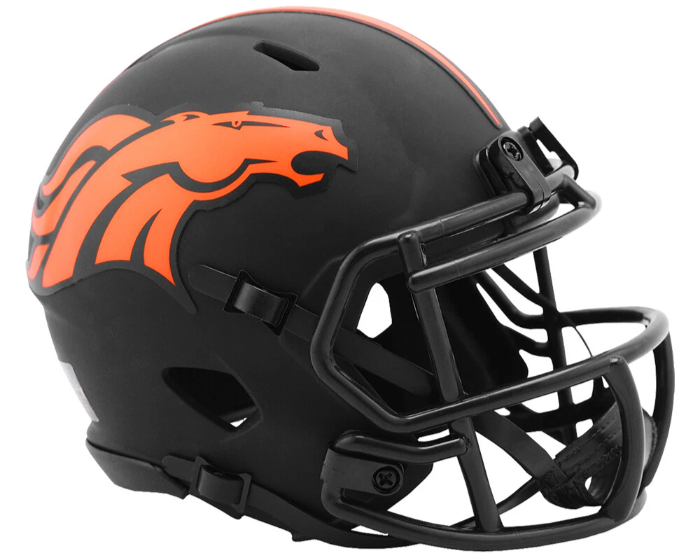 Denver Broncos Eclipse Speed Mini Helmet Riddell New In Box 26153