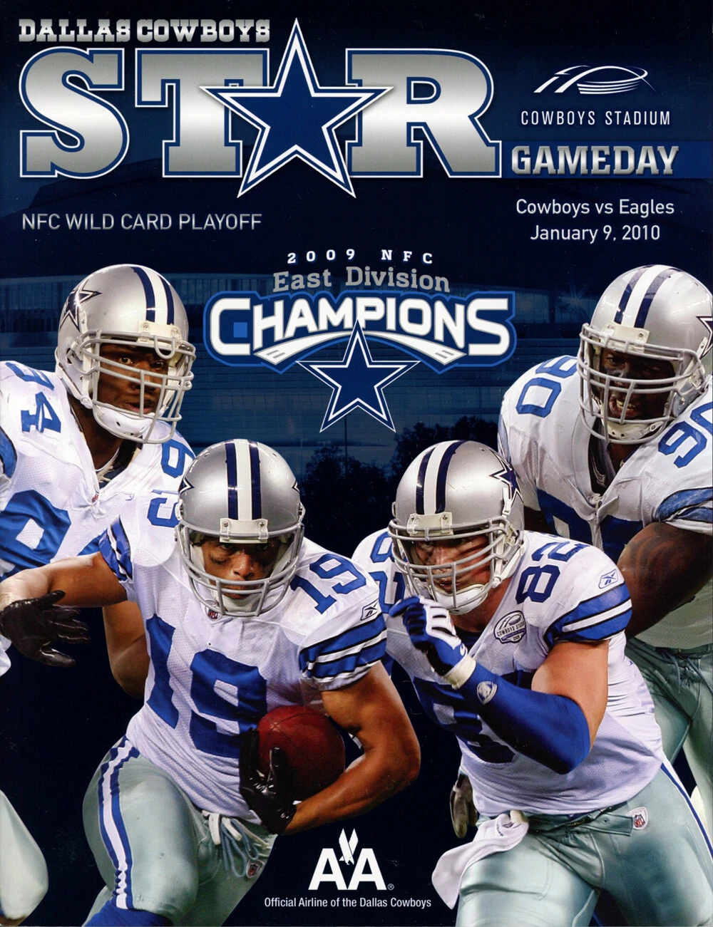 Dallas Cowboys 2010 Wild Card Gameday Star Magazine vs Eagles 38349