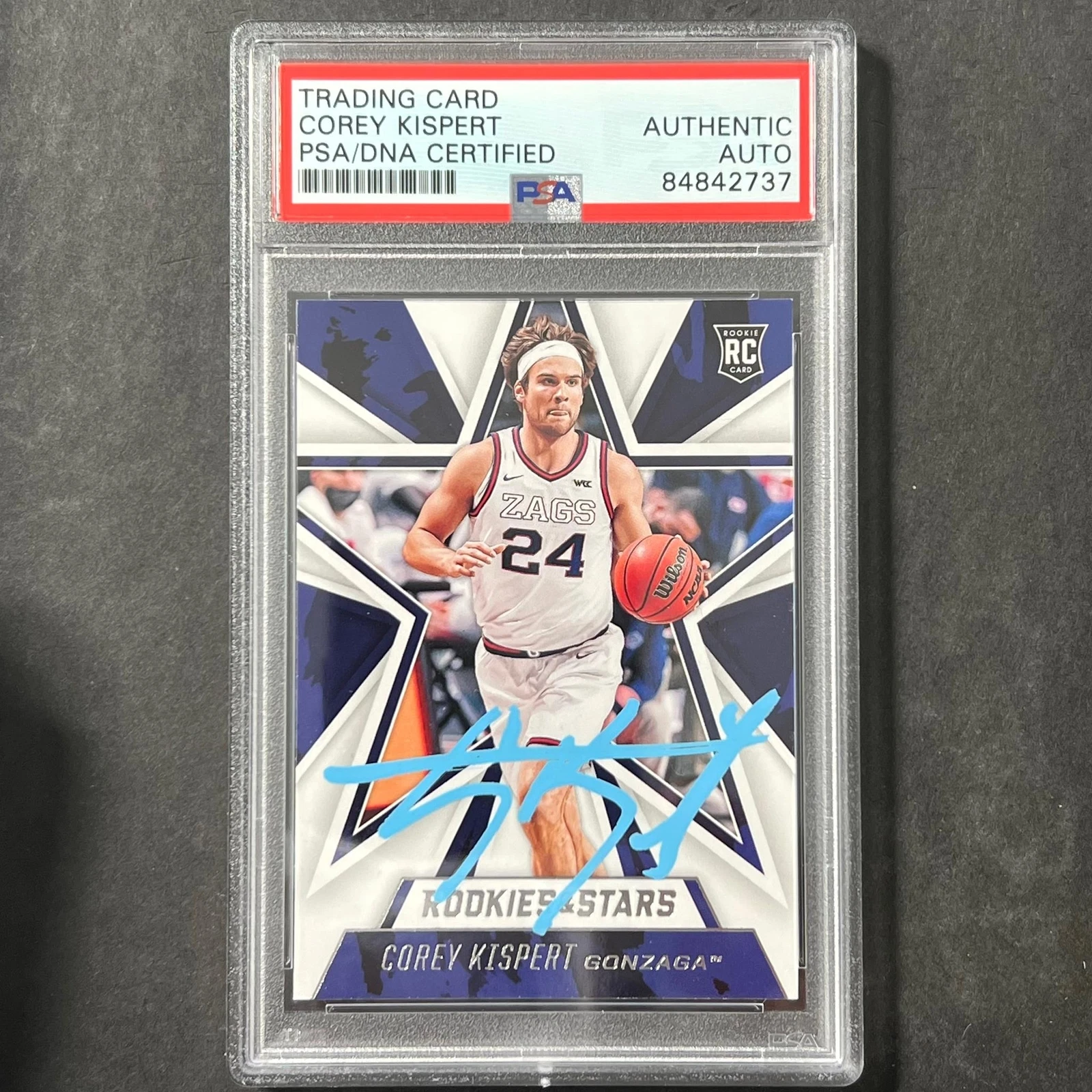 2021 Panini Chronicles Rookies & Stars Draft Picks #308 COREY KISPERT Signed Car