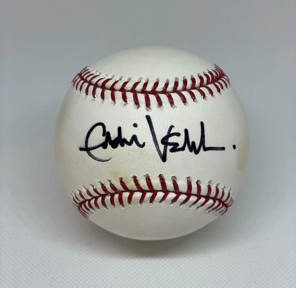 EDDIE VEDDER SIGNED AUTOGRAPH OMLB BASEBALL BALL - PEARL JAM LEGEND W/ JSA LOA