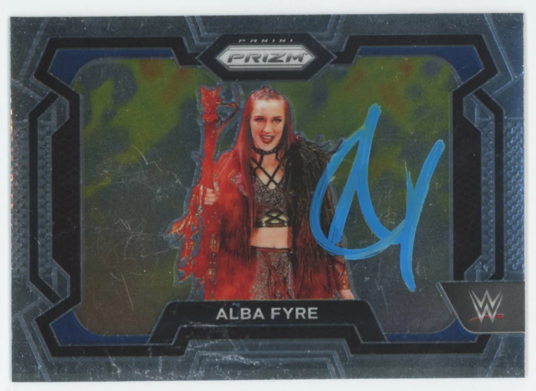 Alba Fyre WWE Authentic Signed 2024 Panini Prizm #34 Card BAS #BS86778