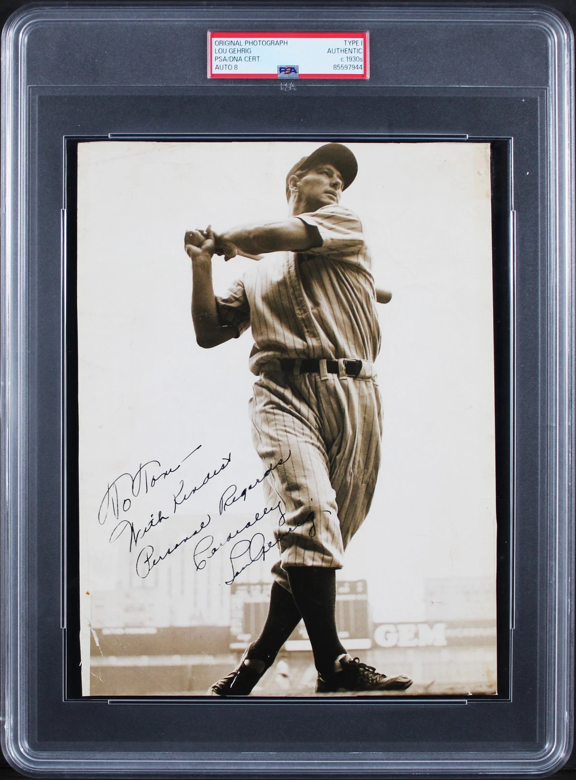 Yankees Lou Gehrig 