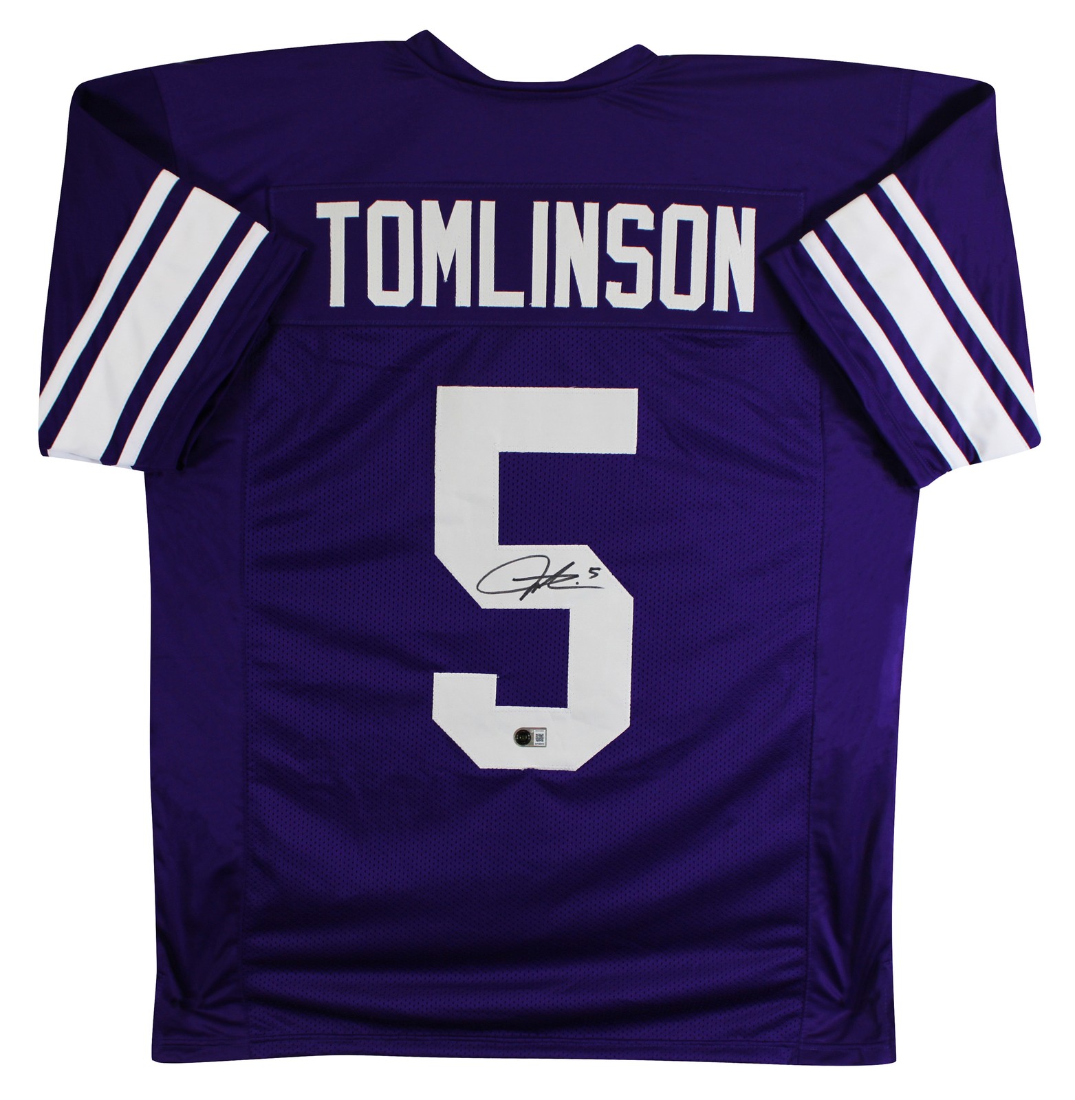 TCU LaDainian Tomlinson Authentic Signed Purple Pro Style Jersey Autographed BAS