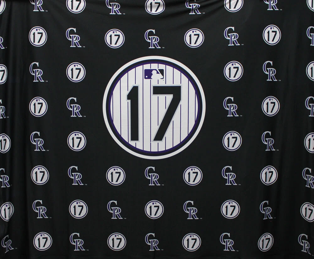 Todd Helton Colorado Rockies Retirement Banner 9' 3