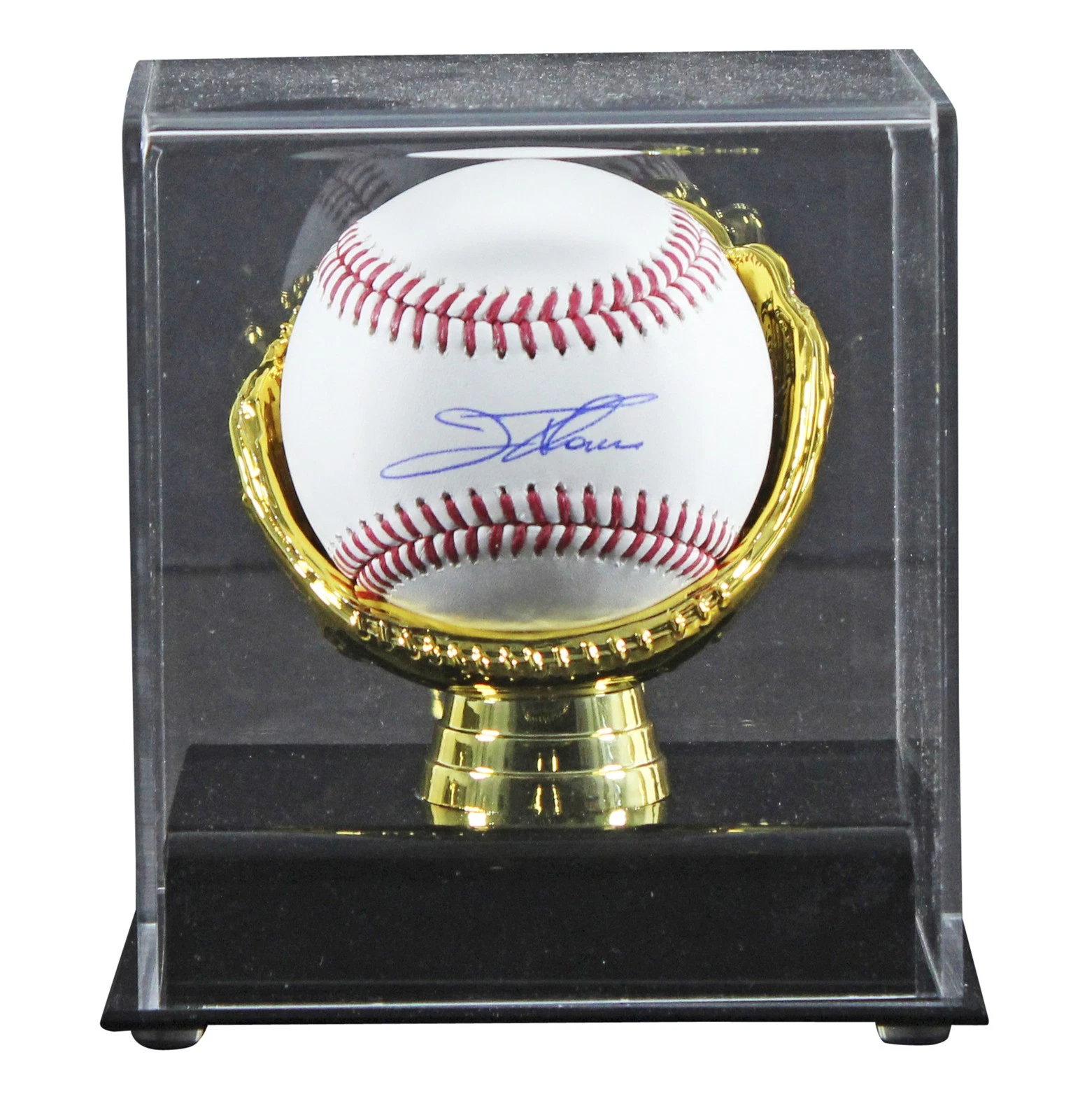 Indians Jim Thome Authentic Signed Manfred Oml Baseball W/ Case BAS Witnessed