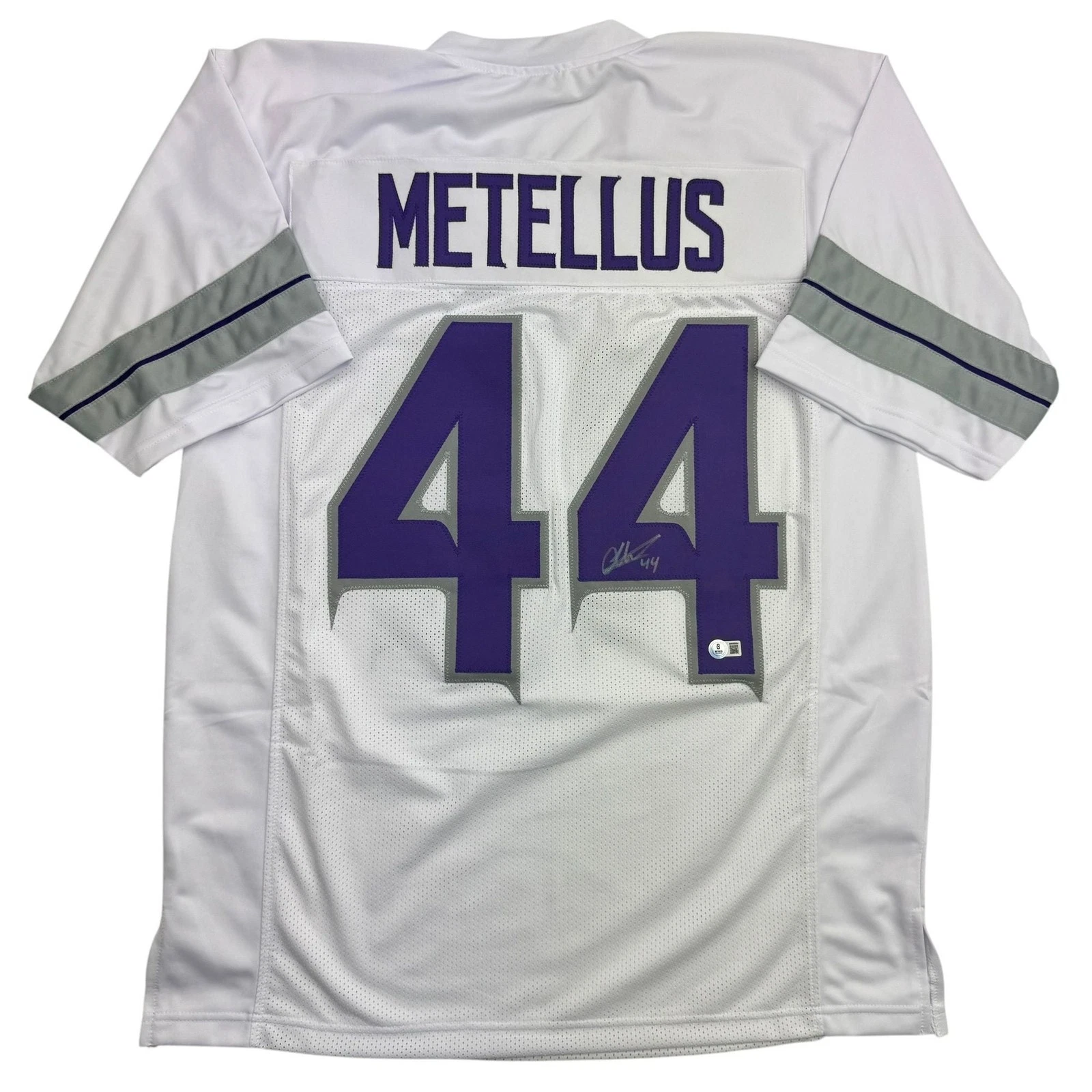 Autographed/Signed Josh Metellus Minnesota White Alternate Jersey BAS COA