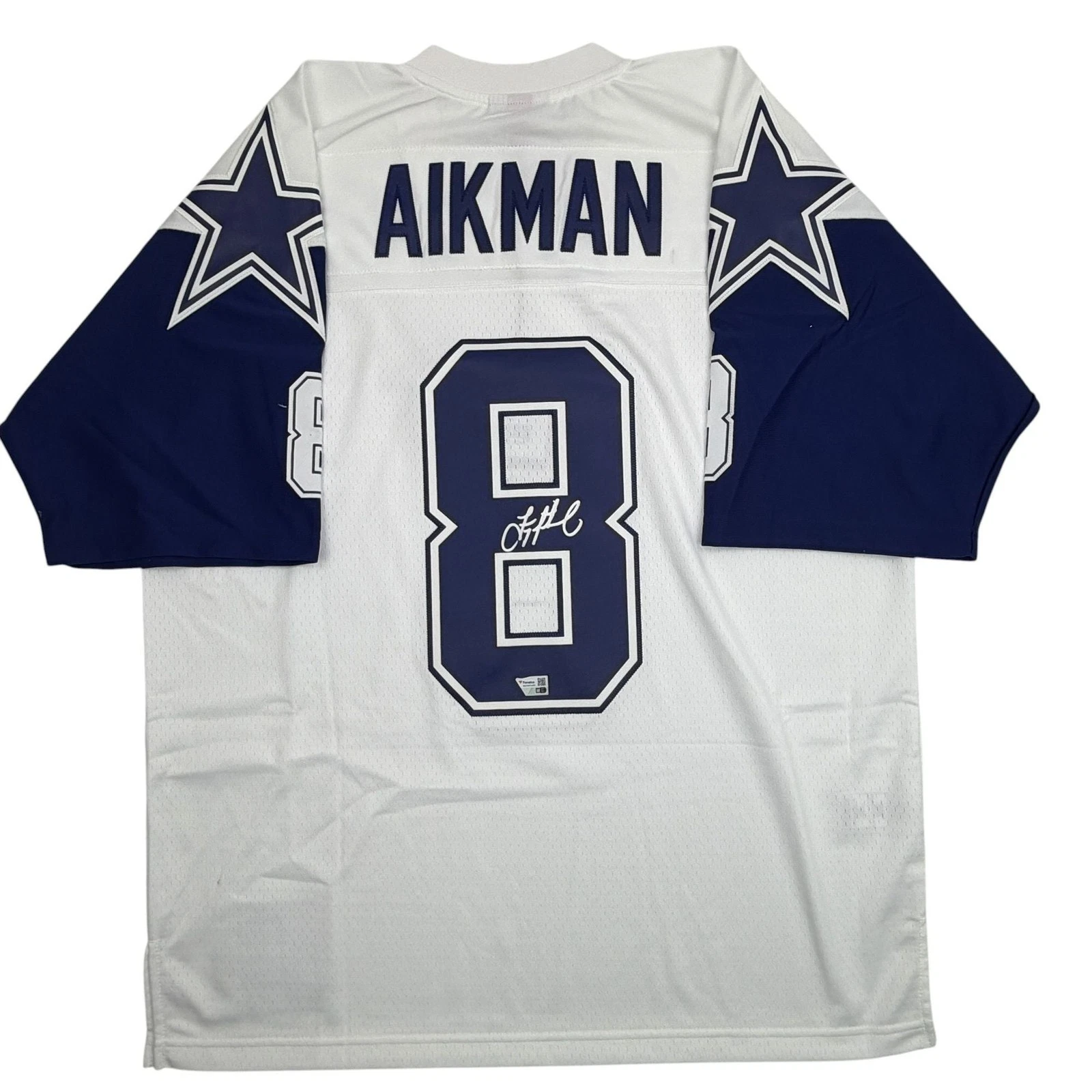 Autographed/Signed Troy Aikman Cowboys Authentic M&N Jersey Fanatics COA