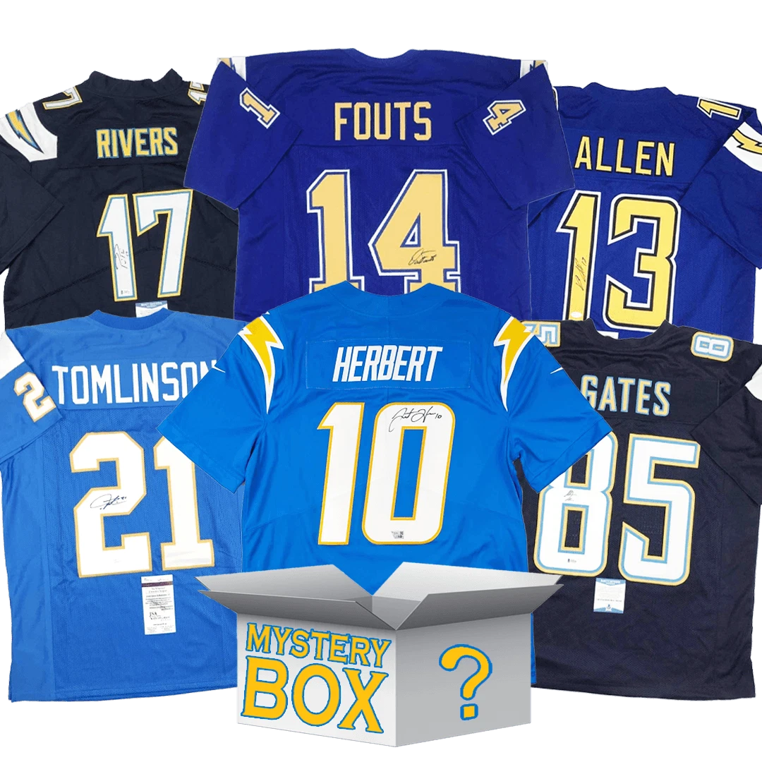 Autographed/Signed Los Angeles San Diego Jersey Mystery Box PSA JSA COA