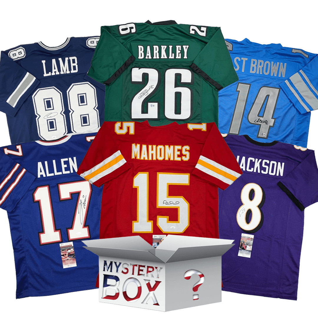 Autographed/Signed Gridiron Kickoff 2025 Jersey Mystery Box PSA JSA COA