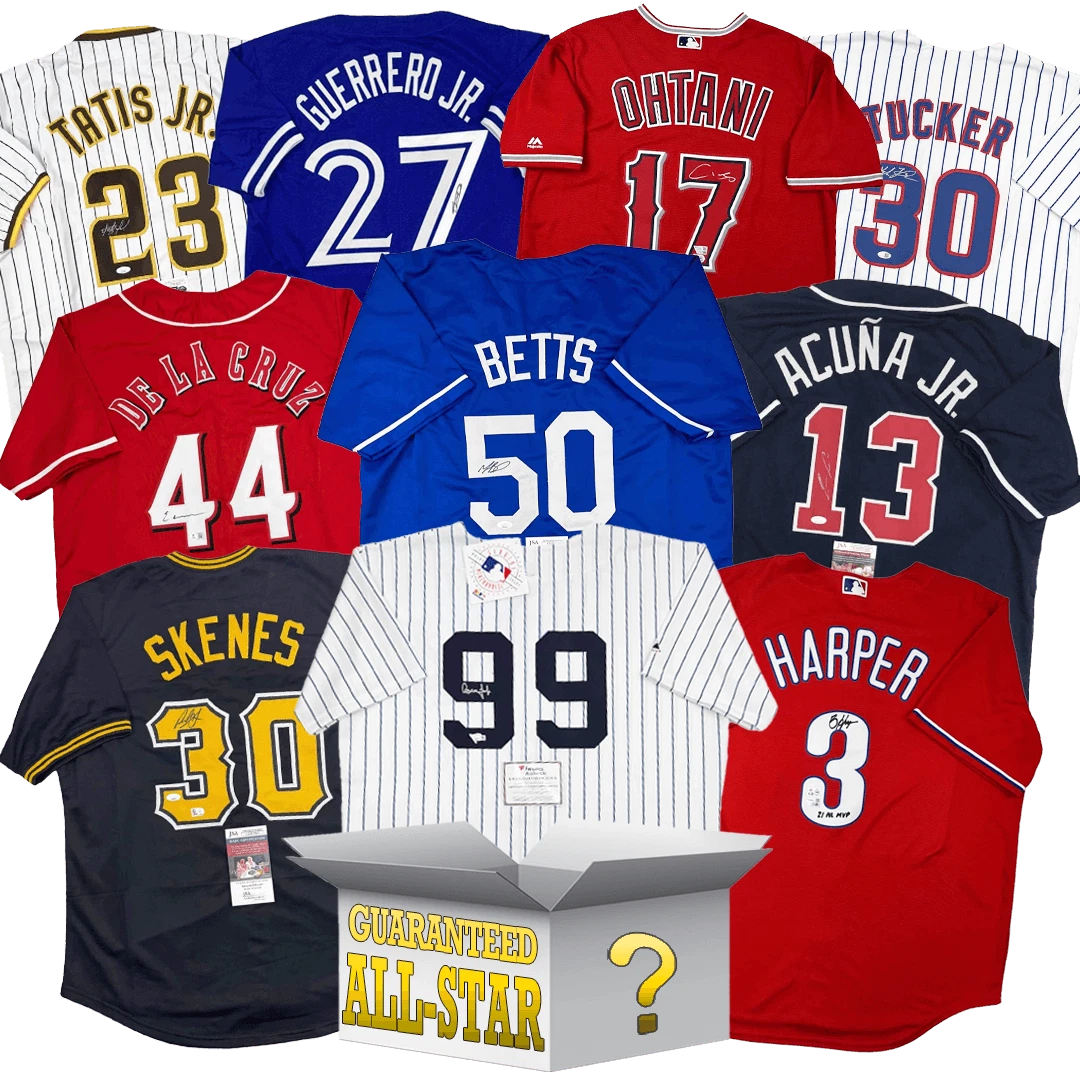 Current All-Stars Autographed/Signed Jersey Mystery Box PSA JSA BAS COA