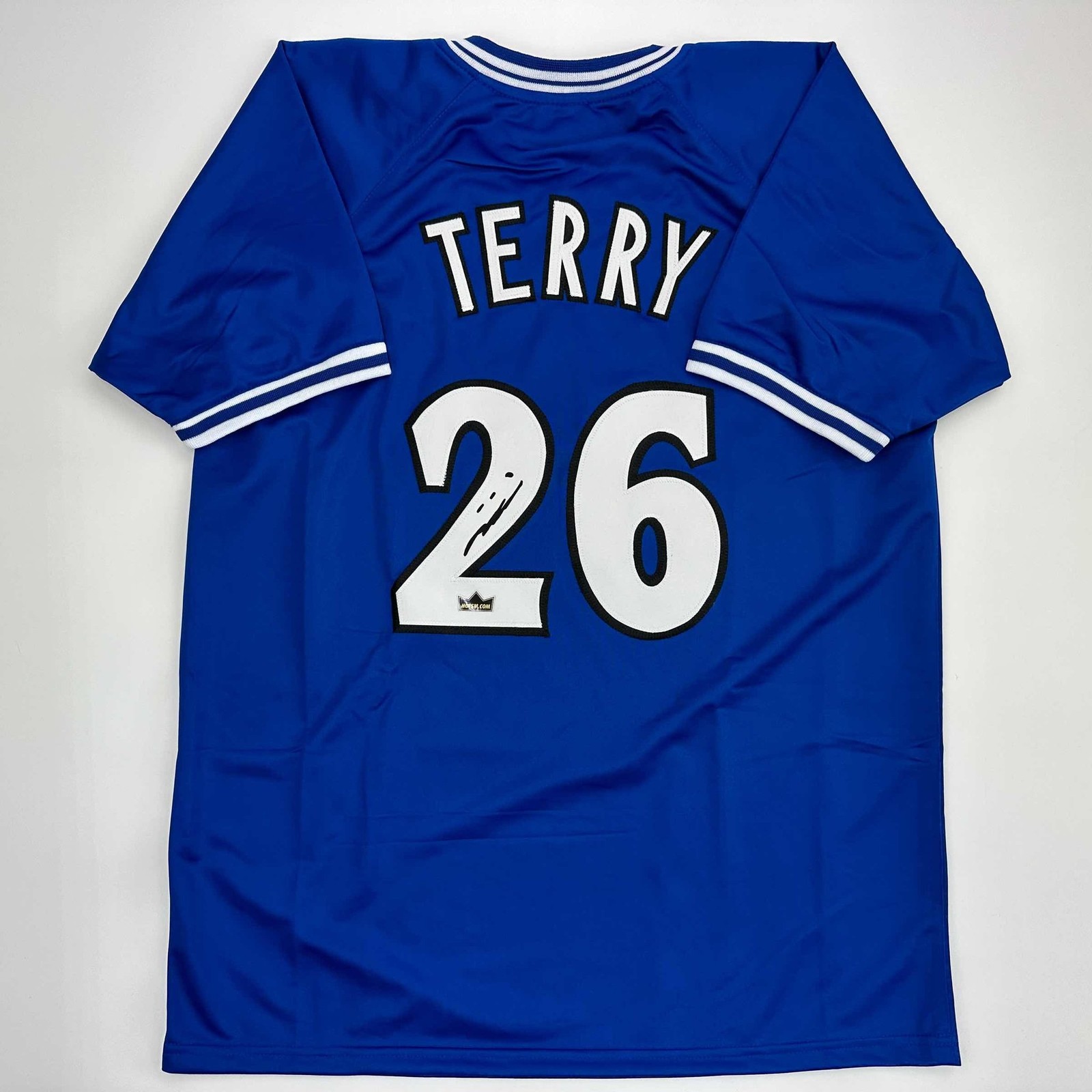 Facsimile Autographed John Terry Chelsea FC Blue Jersey Size Men's XL