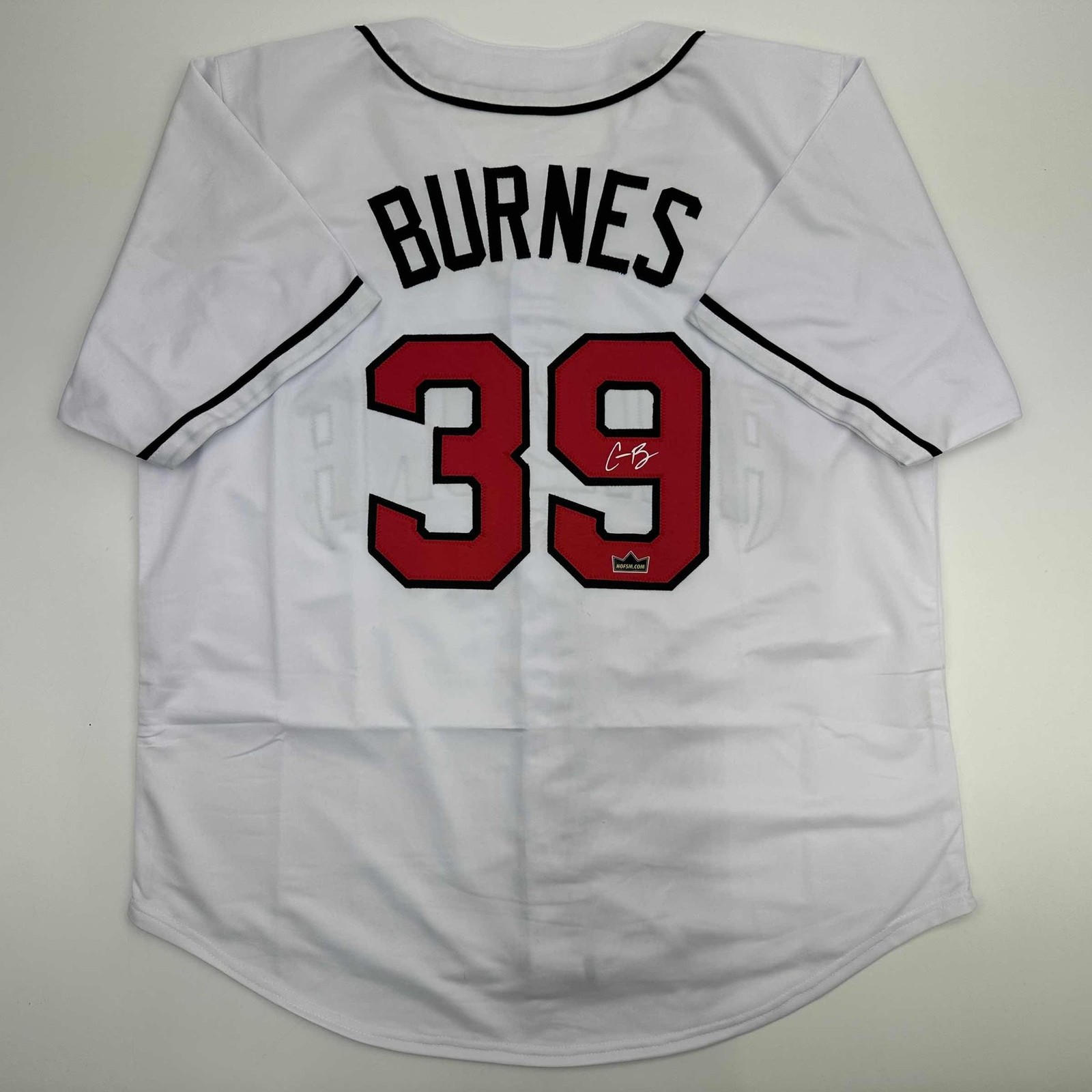 Facsimile Autographed Corbin Burnes Arizona White Jersey Size Men's XL