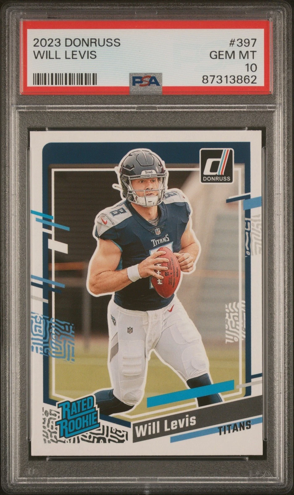 Graded 2023 Panini Donruss Will Levis #397 Rookie RC Card PSA 10 Gem