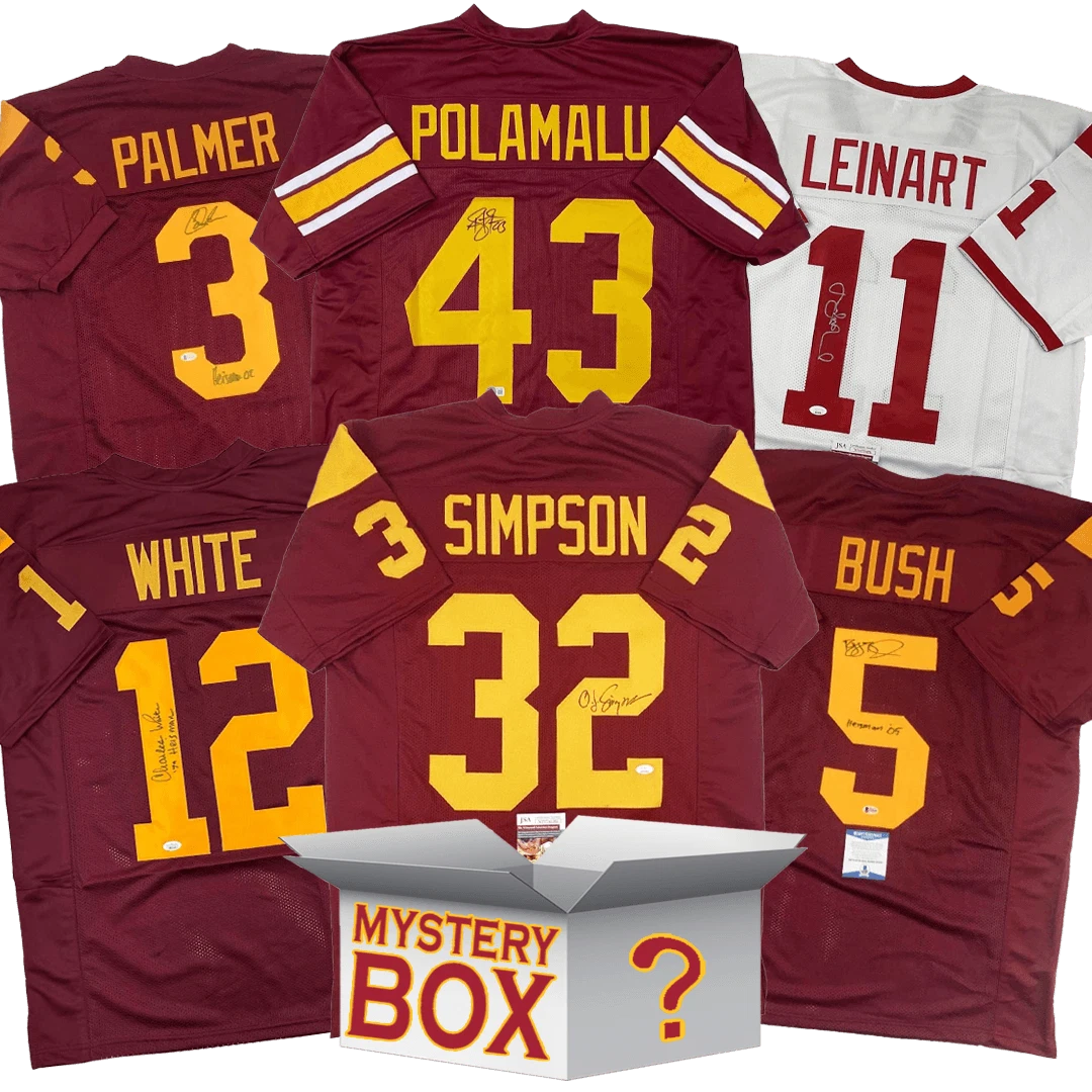 Autographed/Signed USC College Jersey Mystery Box PSA JSA Beckett COA
