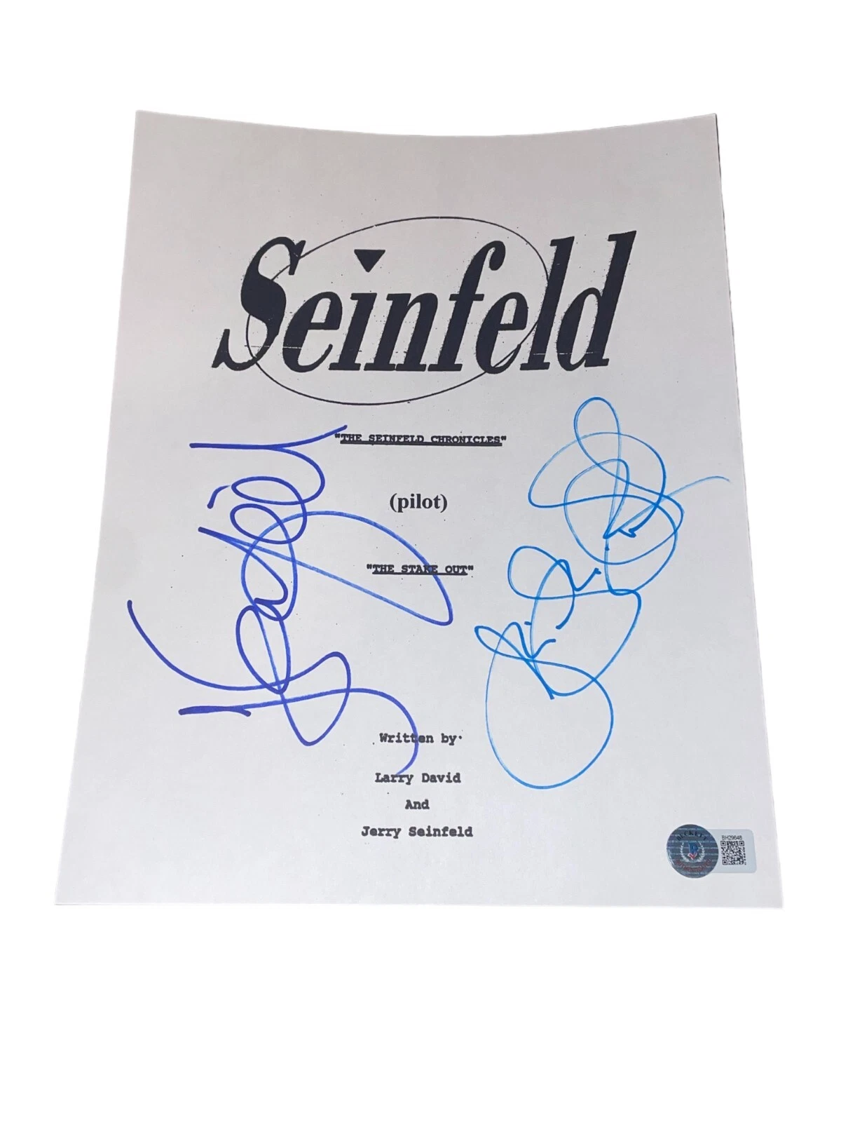 Jerry Seinfeld Julia Louis Dreyfus Signed 