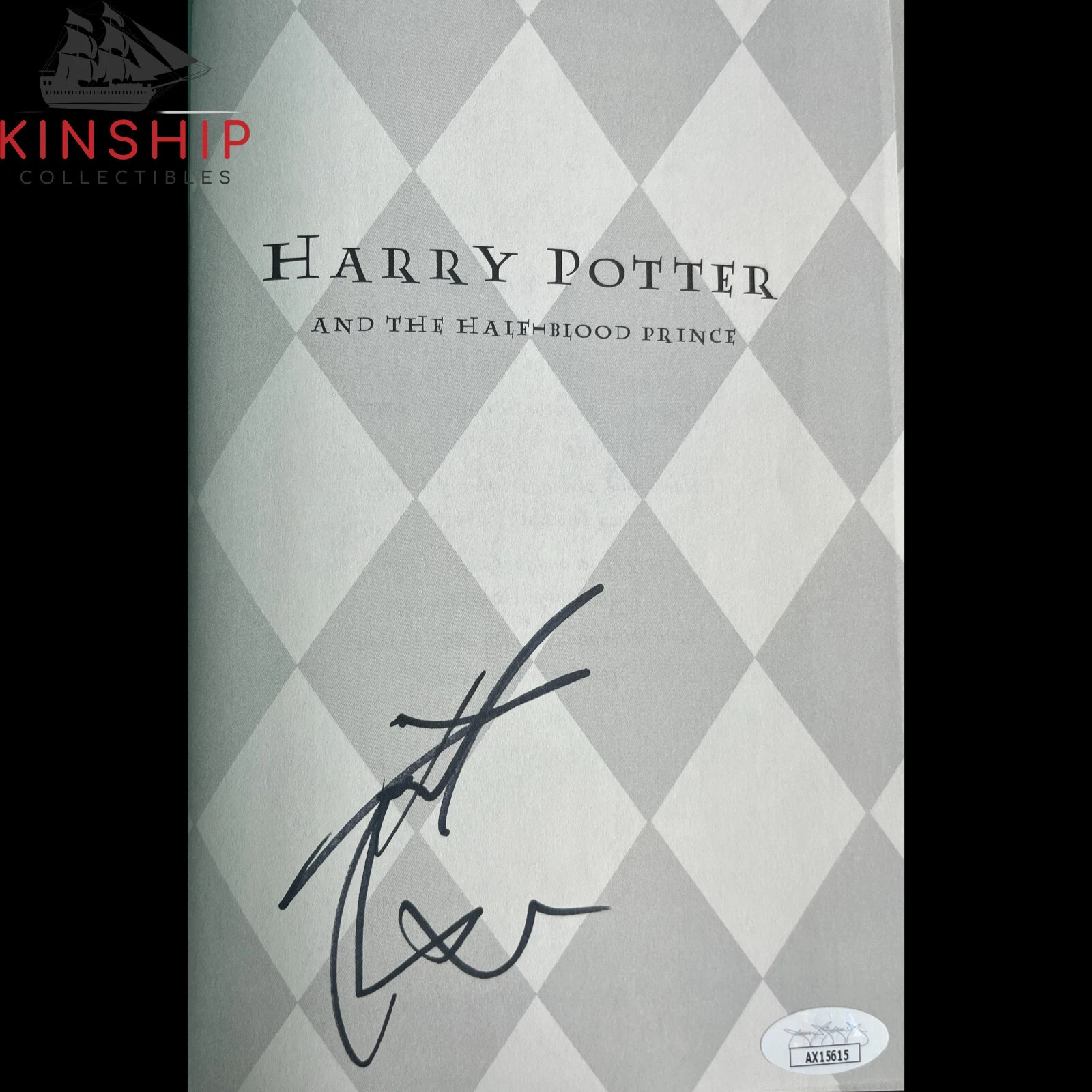 DANIEL RADCLIFFE SIGNED HARRY POTTER & THE HALF BLOOD PRINCE BOOK JSA COA E256 COLLECTIBLE MEMORABILIA