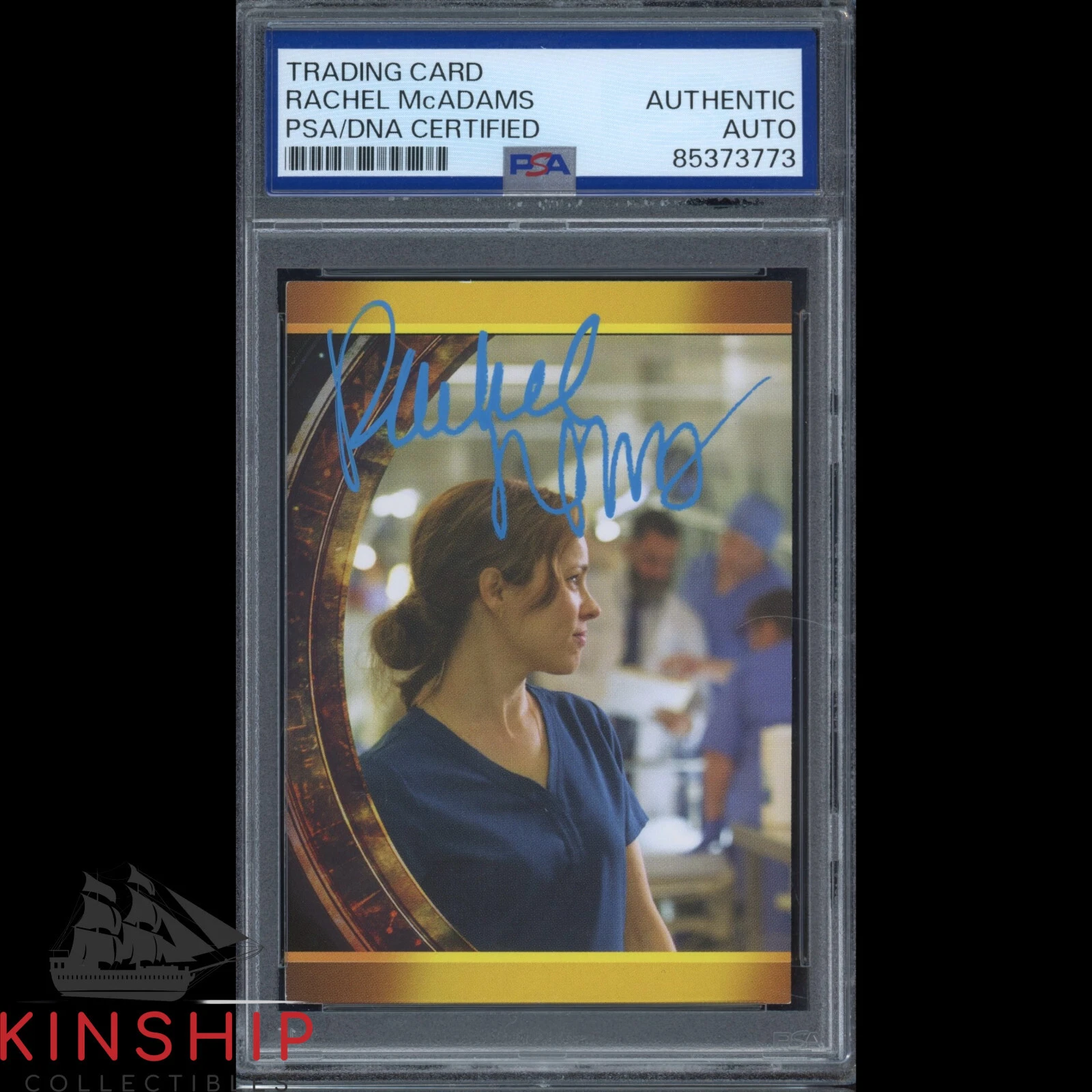 Rachel McAdams signed 2016 Panini Card PSA DNA Slab Doctor Strange Auto C3570