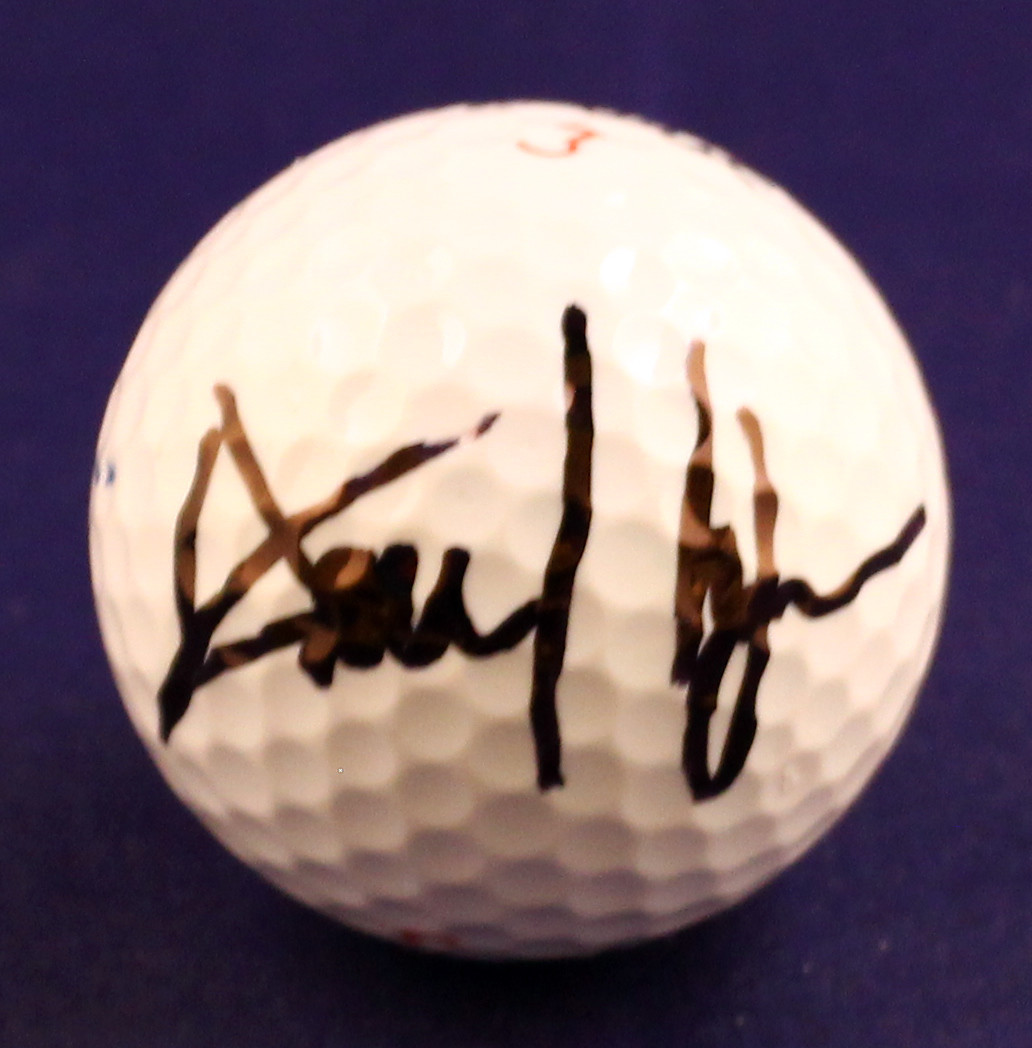 David Lynn Signed Golf Ball COA