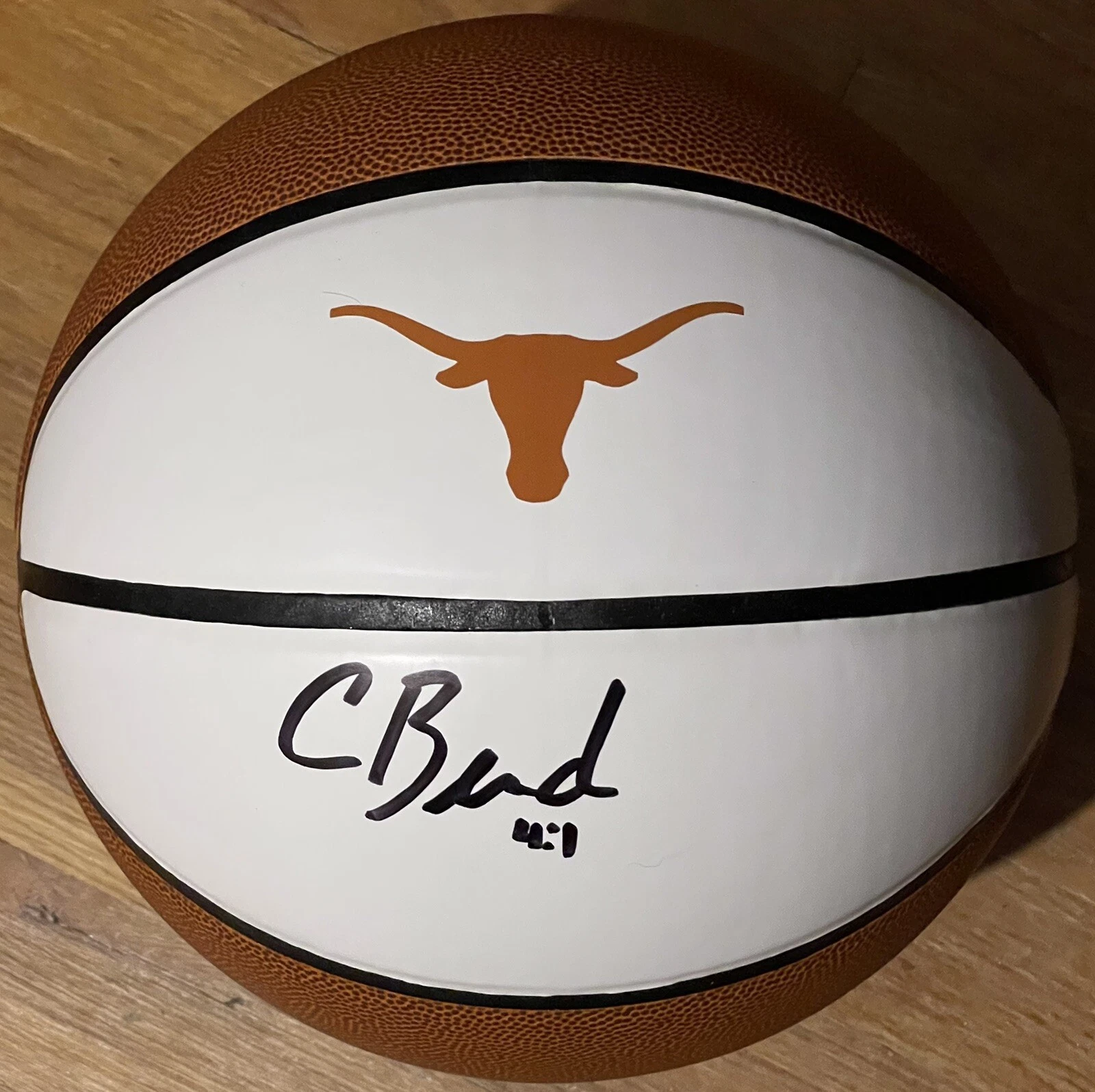 Chris Beard Signed Autographed Texas Longhorns Logo Basketball PSA/DNA