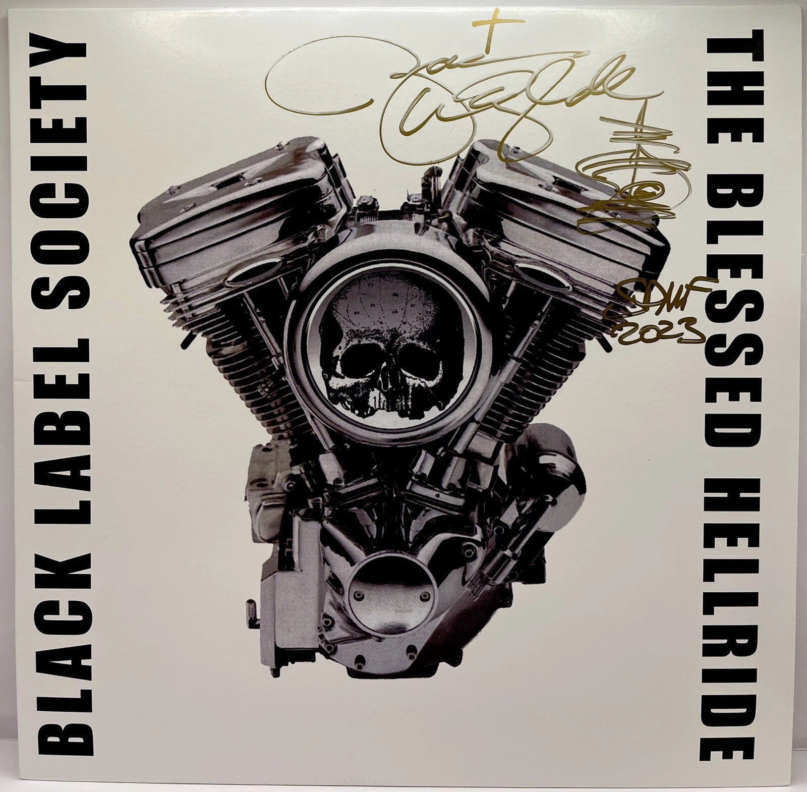 Zakk Wylde Signed Autographed Black Label Society The Blessed Hellride Vinyl JSA