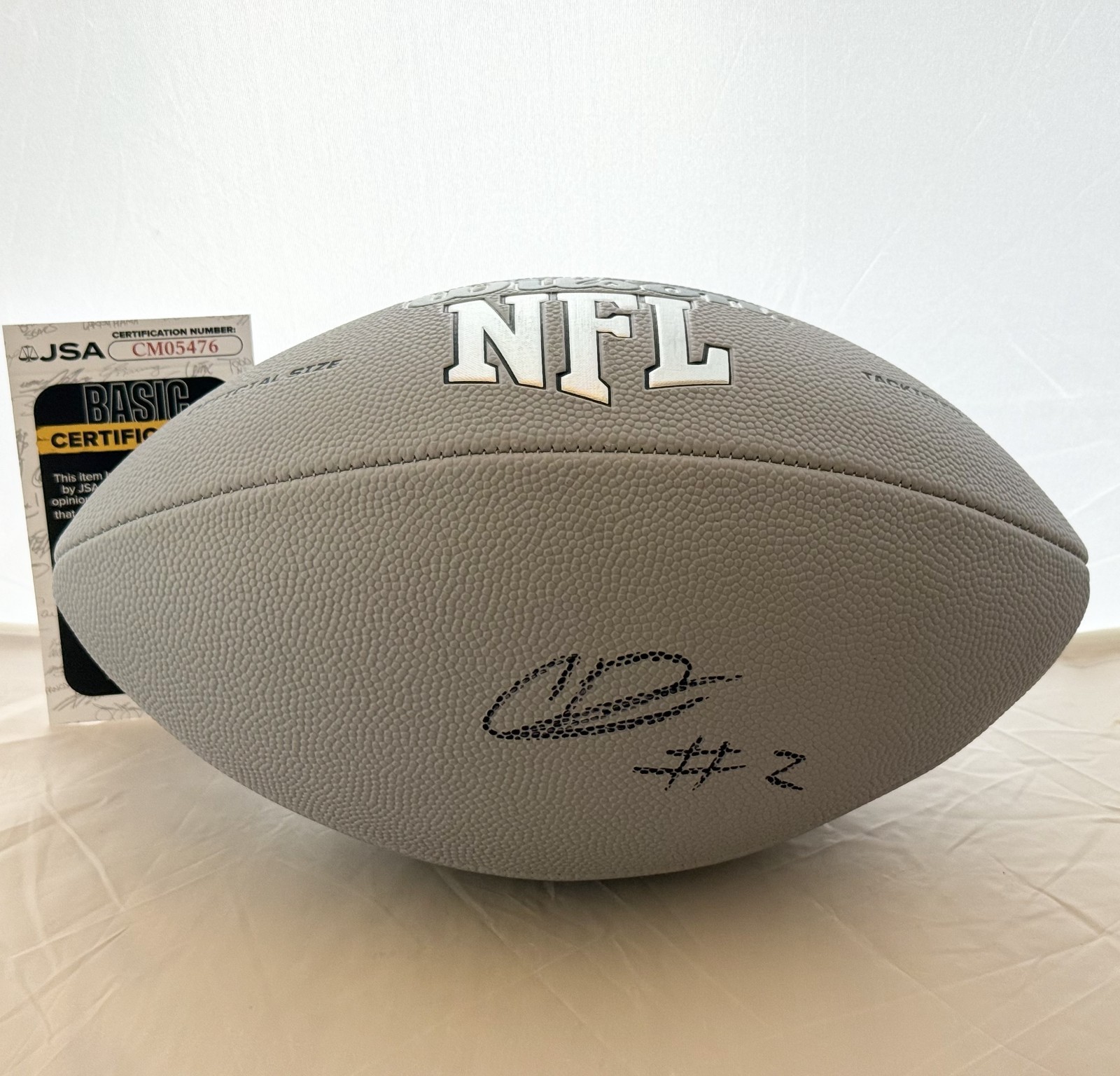 Caleb Downs Ohio State Buckeyes signed NFL Football autographed JSA