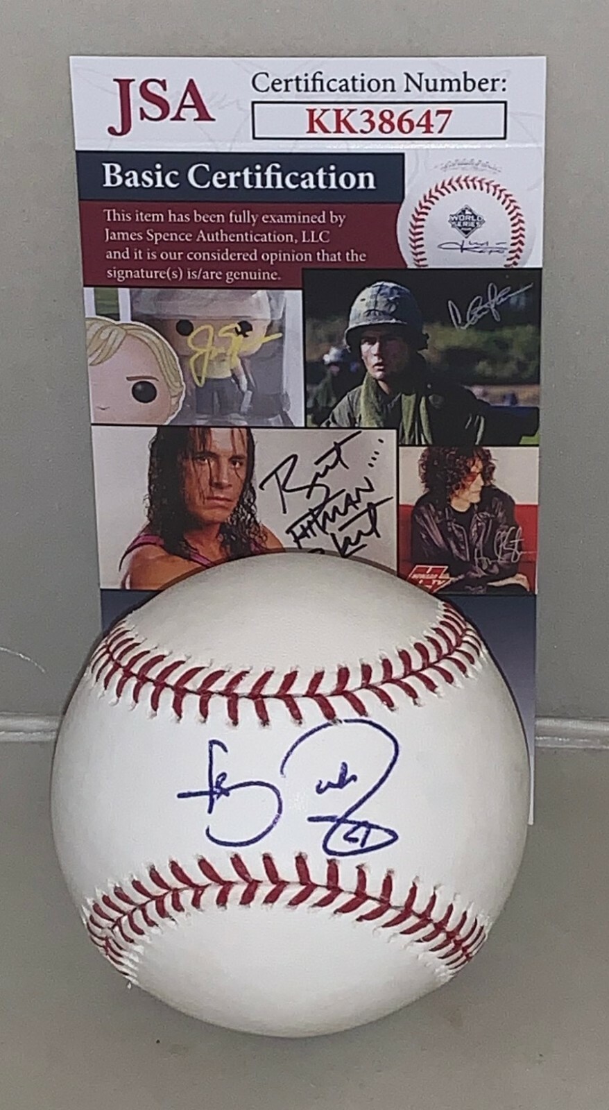 Carson Fulmer Pittsburgh Pirates signed Official MLB baseball ball Proof JSA