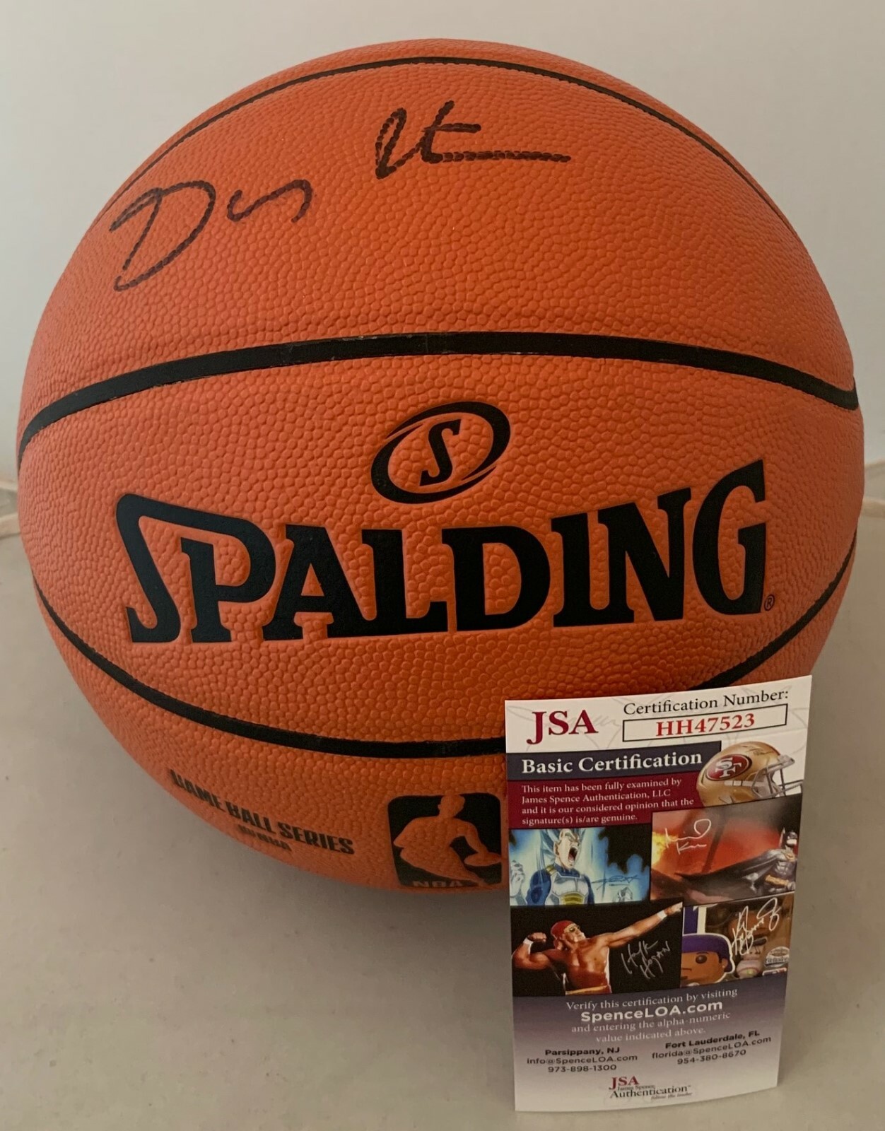 Gary Payton Seattle SuperSonics signed F/S NBA Replica Game Ball HOF JSA